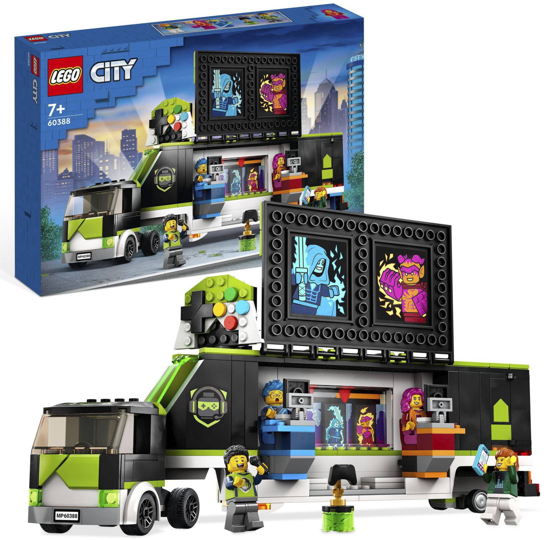 LEGO® Konstruktionsspielsteine »Gaming Turnier Truck (60388), LEGO® City«, (344 St.) von lego®