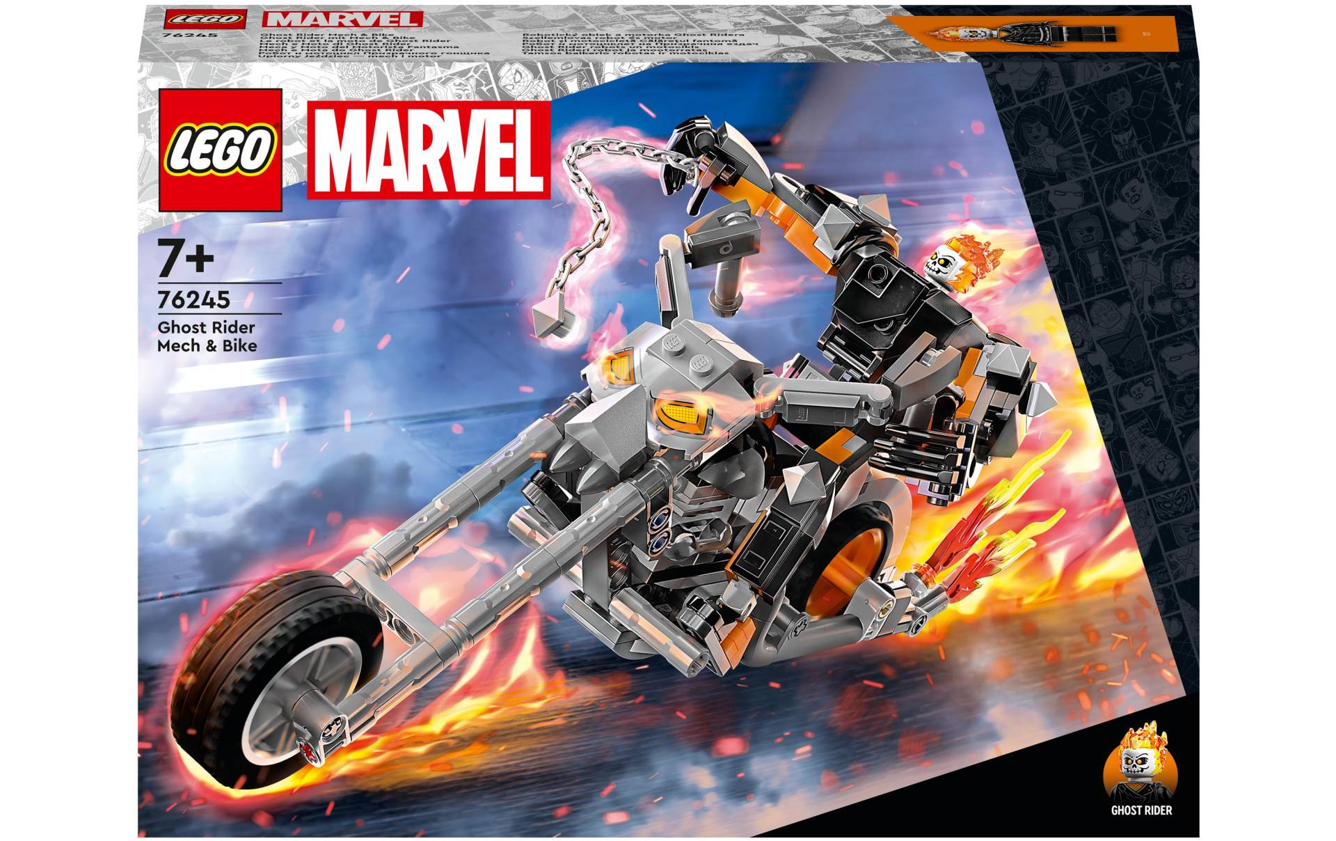 LEGO® Konstruktionsspielsteine »Ghost Rider mit Mech & Bike«, (264 St.) von lego®