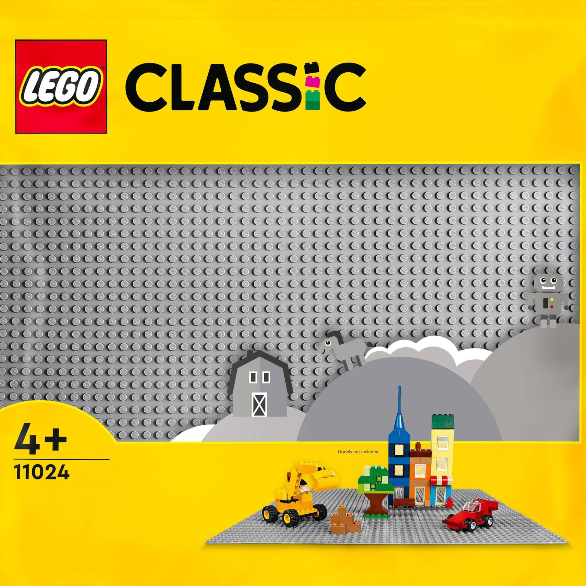 LEGO® Konstruktionsspielsteine »Graue Bauplatte (11024), LEGO® Classic«, (1 St.) von lego®