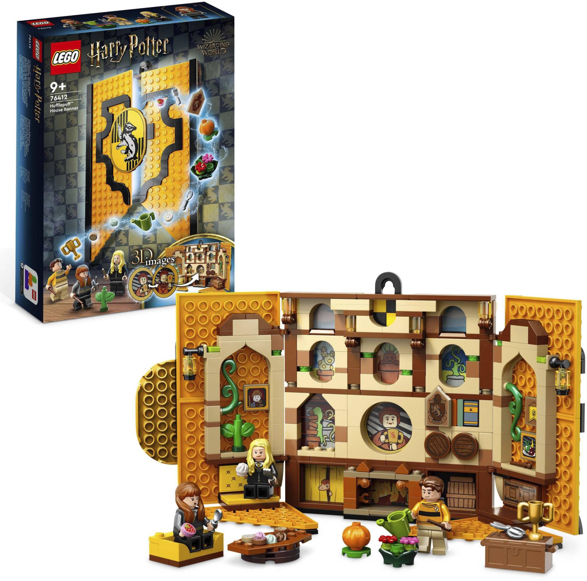 LEGO® Konstruktionsspielsteine »Hausbanner Hufflepuff (76412), LEGO® Harry Potter«, (313 St.) von lego®