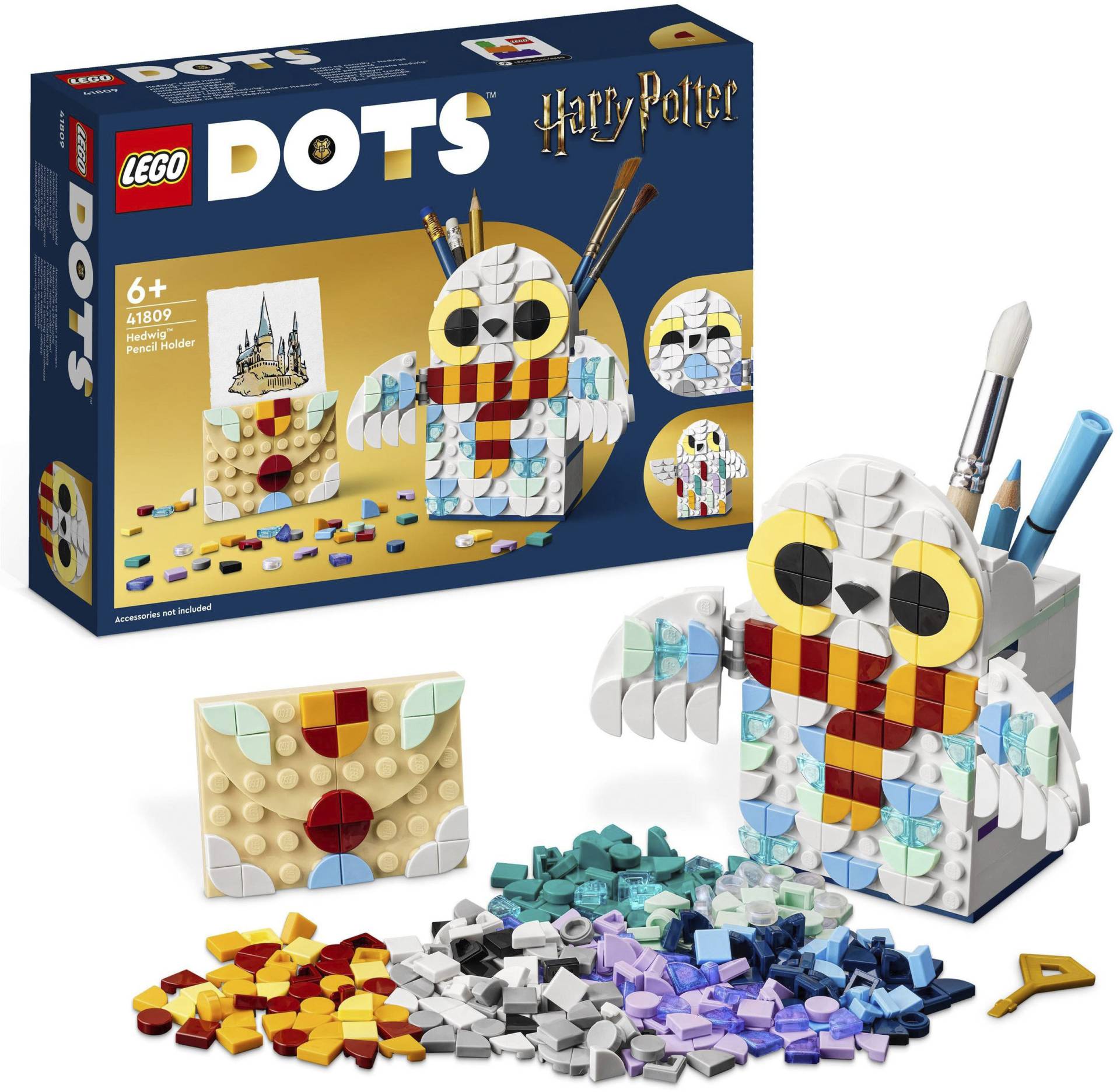 LEGO® Konstruktionsspielsteine »Hedwig Stiftehalter (41809), LEGO® DOTS«, (518 St.) von lego®