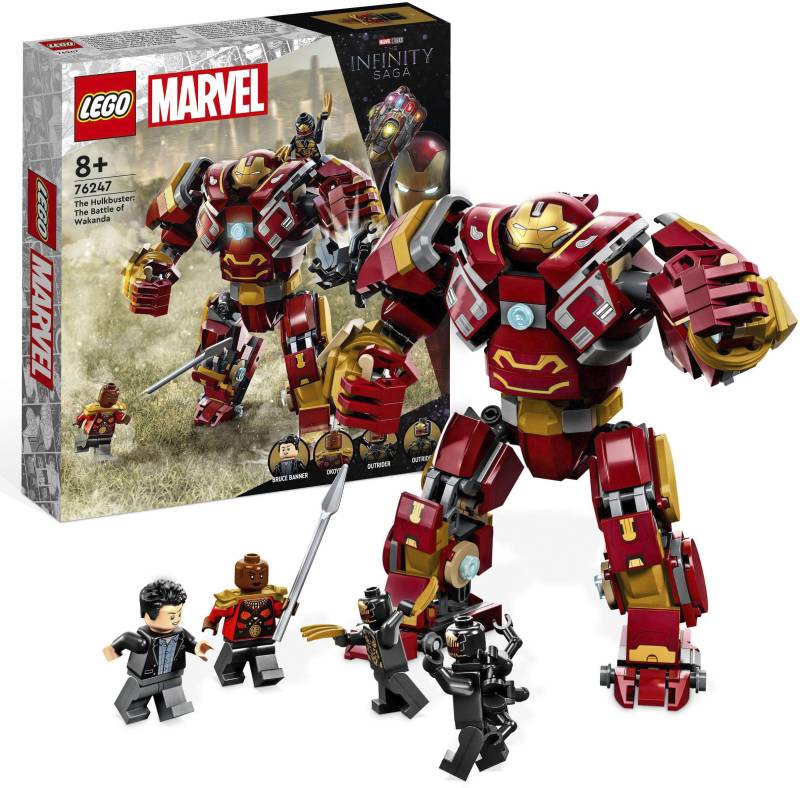 LEGO® Konstruktionsspielsteine »Hulkbuster: Der Kampf von Wakanda (76247), LEGO® Marvel«, (385 St.) von lego®