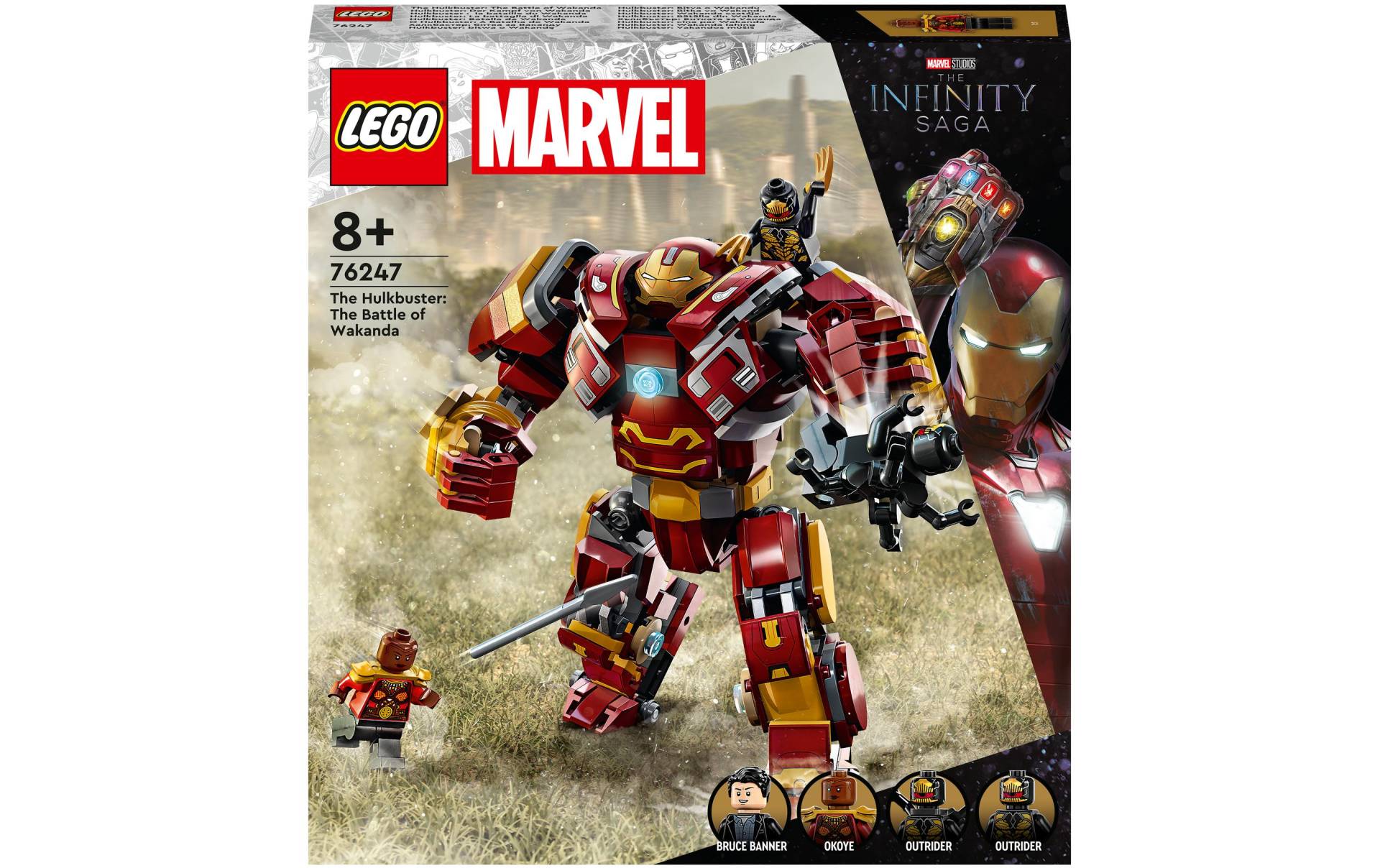 LEGO® Konstruktionsspielsteine »Hulkbuster: Der Kampf von Wakanda«, (385 St.) von lego®