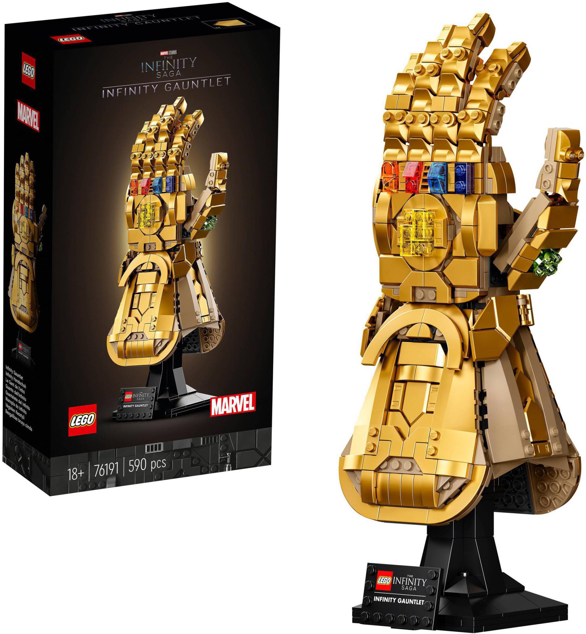 LEGO® Konstruktionsspielsteine »Infinity Handschuh (76191), Marvel Avengers Movie 4«, (590 St.), Made in Europe von lego®