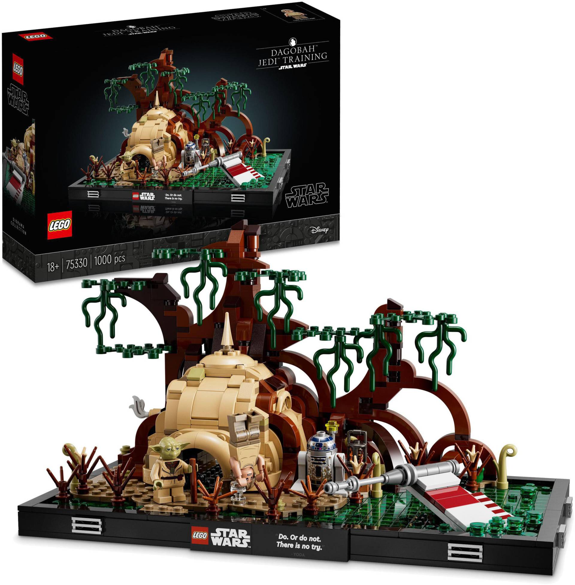 LEGO® Konstruktionsspielsteine »Jedi™ Training auf Dagobah™ – Diorama (75330), LEGO® Star Wars™«, (1000 St.), Made in Europe von lego®