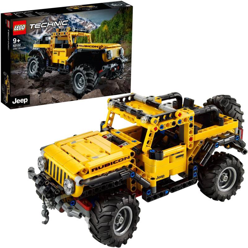 LEGO® Konstruktionsspielsteine »Jeep® Wrangler (42122), LEGO® Technic«, (665 St.), Made in Europe von lego®