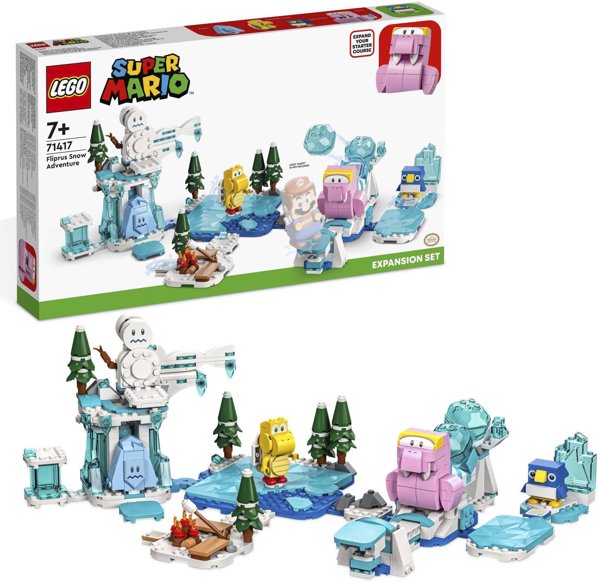 LEGO® Konstruktionsspielsteine »Kahlross-Abenteuer – Erweiterungsset (71417), LEGO® Super Mario«, (567 St.), Made in Europe von lego®