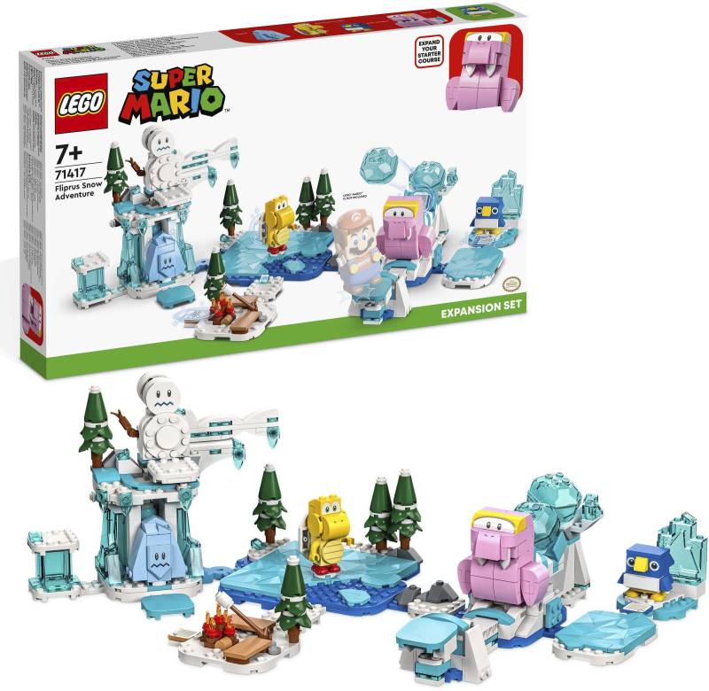 LEGO® Konstruktionsspielsteine »Kahlross-Abenteuer – Erweiterungsset (71417), LEGO® Super Mario«, (567 St.), Made in Europe von lego®