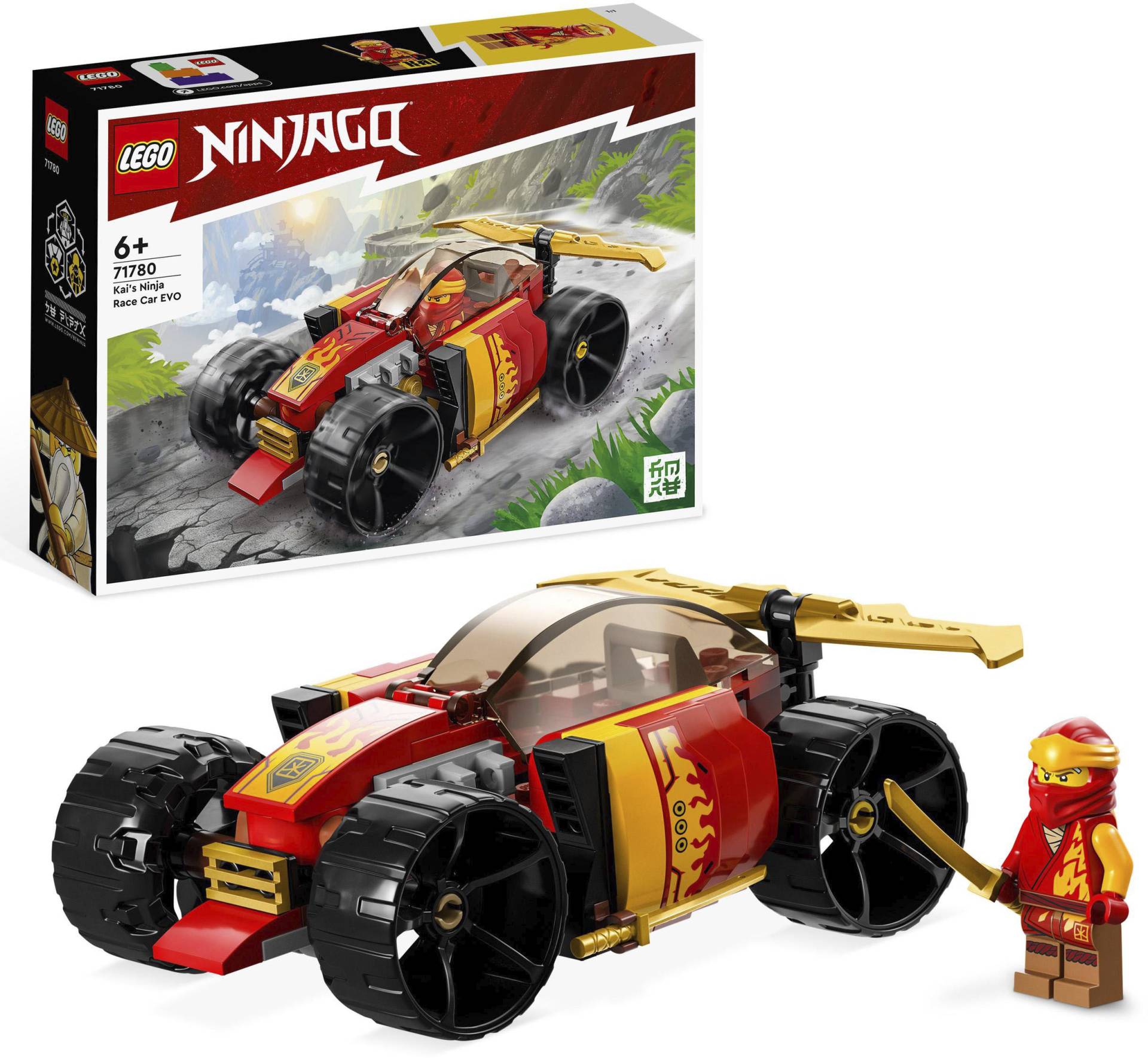 LEGO® Konstruktionsspielsteine »Kais Ninja-Rennwagen EVO (71780), LEGO® NINJAGO«, (94 St.) von lego®