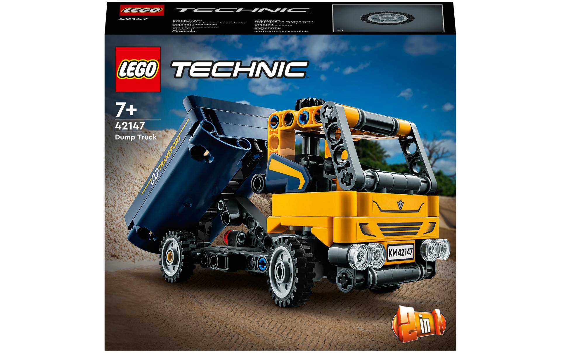 LEGO® Konstruktionsspielsteine »Kipplaster«, (177 St.) von lego®