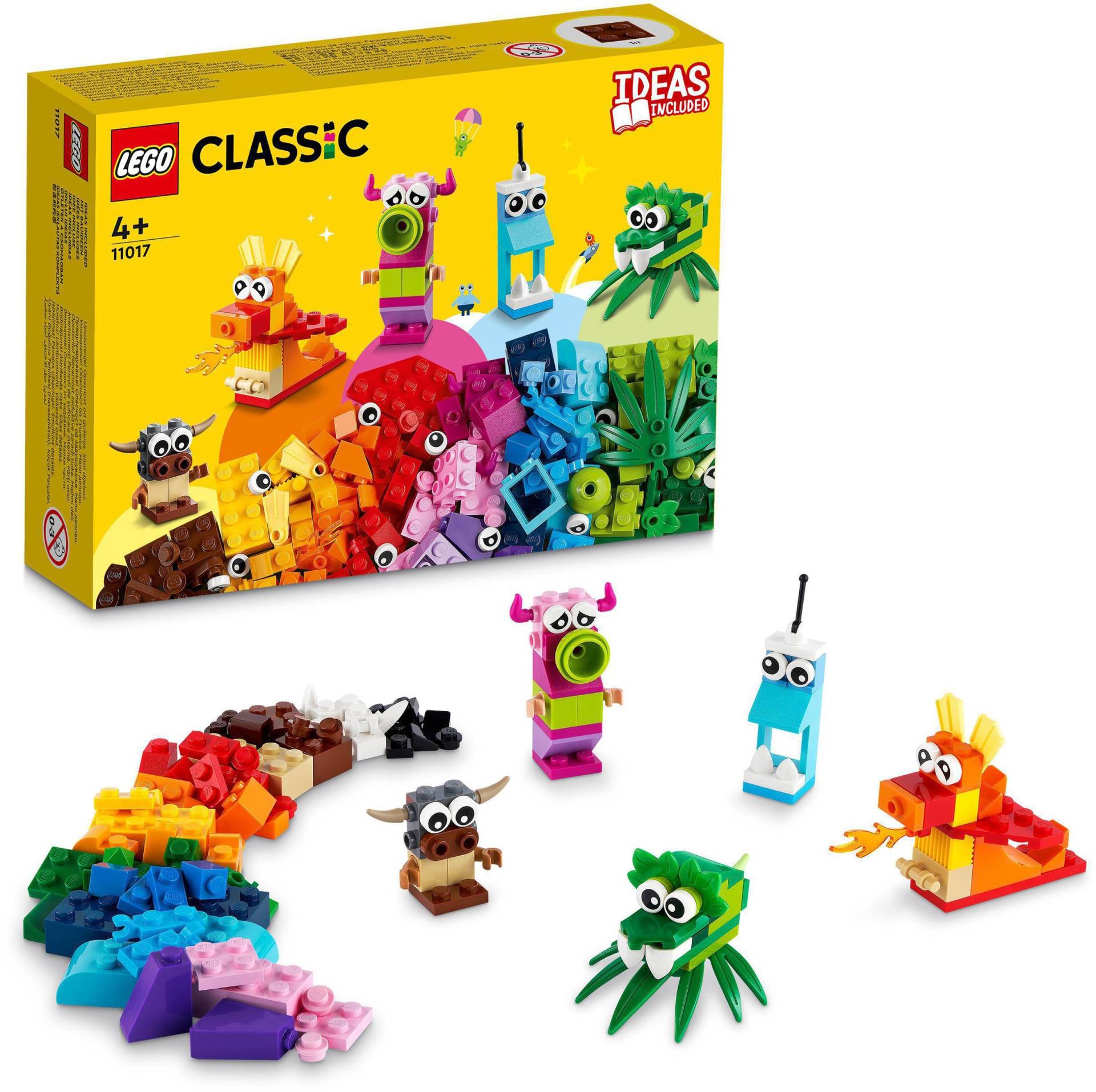 LEGO® Konstruktionsspielsteine »Kreative Monster (11017), LEGO® Classic«, (140 St.) von lego®