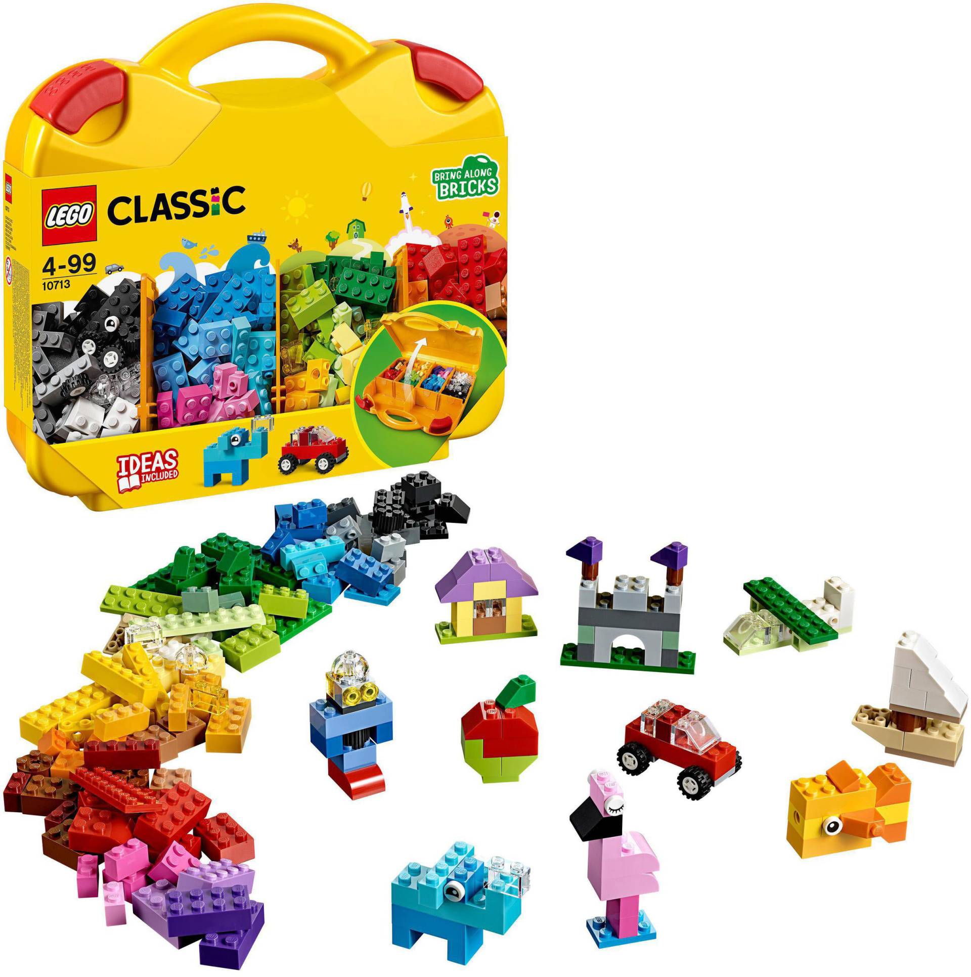 LEGO® Konstruktionsspielsteine »Starterkoffer - Farben sortieren (10713), LEGO® Classic«, (213 St.), Made in Europe von lego®