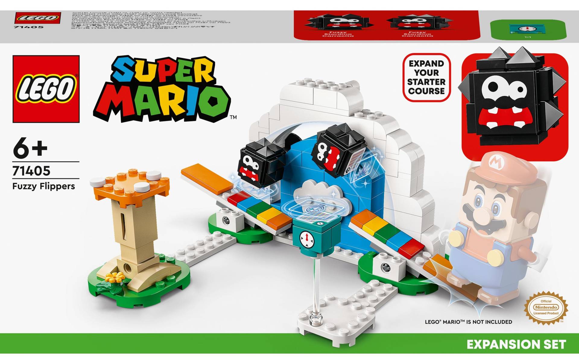 LEGO® Konstruktionsspielsteine »LEGO Super Mario Fuzzy-Flipper«, (154 St.) von lego®