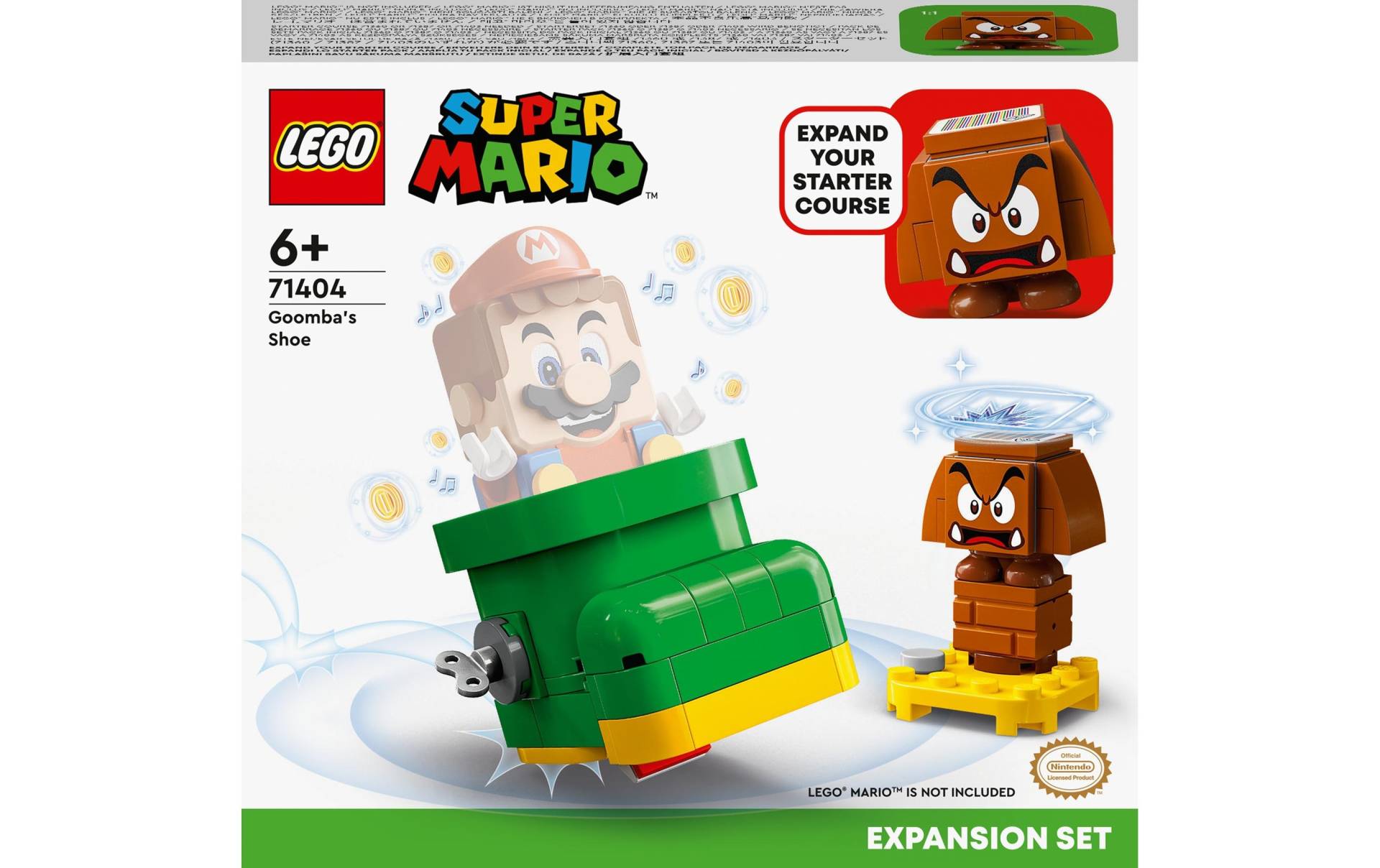 LEGO® Konstruktionsspielsteine »LEGO Super Mario Gumbas Schuh«, (76 St.) von lego®