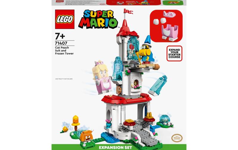 LEGO® Konstruktionsspielsteine »LEGO Super Mario Katzen-Peach-Anzu«, (494 St.) von lego®