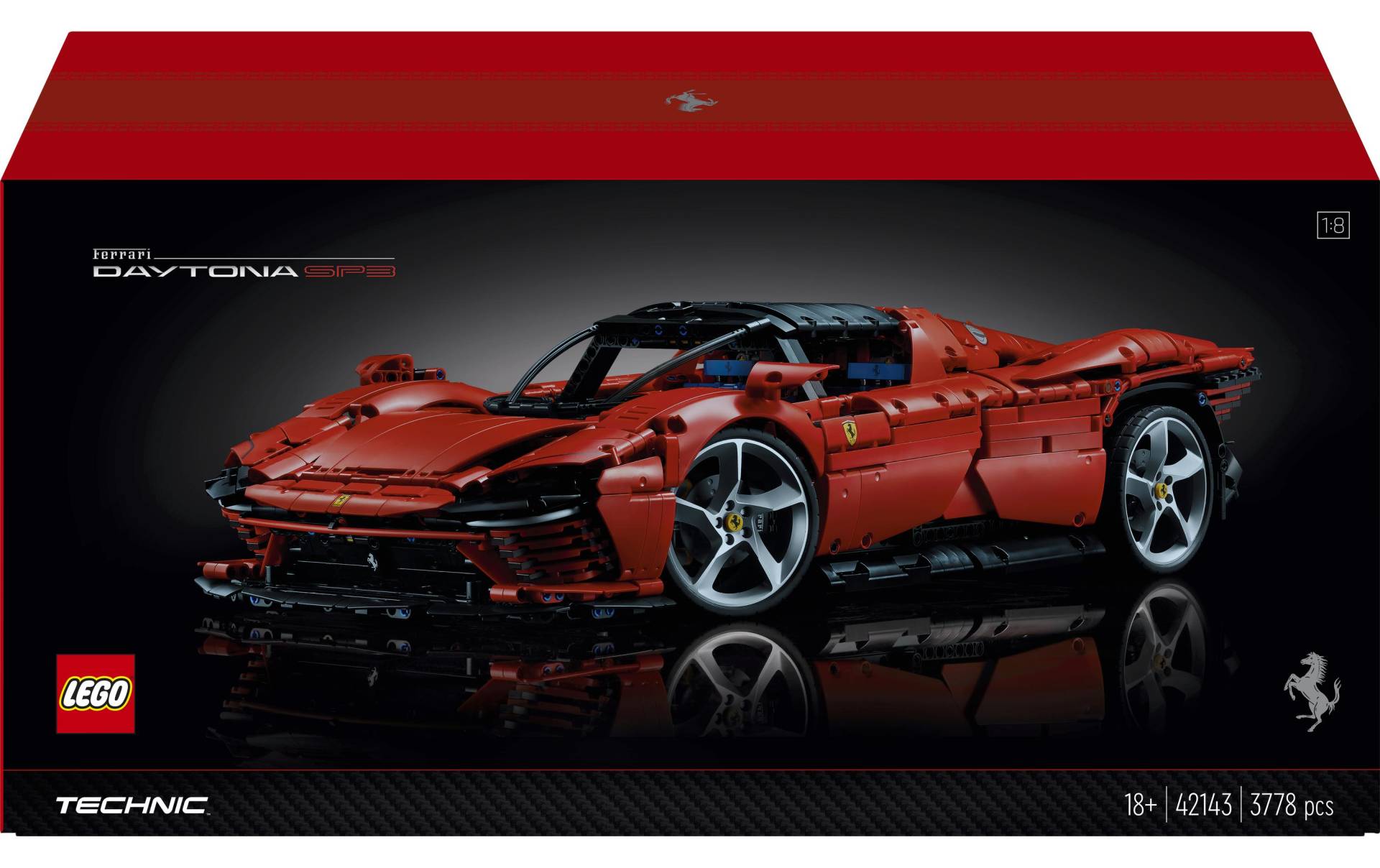 LEGO® Konstruktionsspielsteine »LEGO Technic Ferrari Daytona«, (3778 St.) von lego®