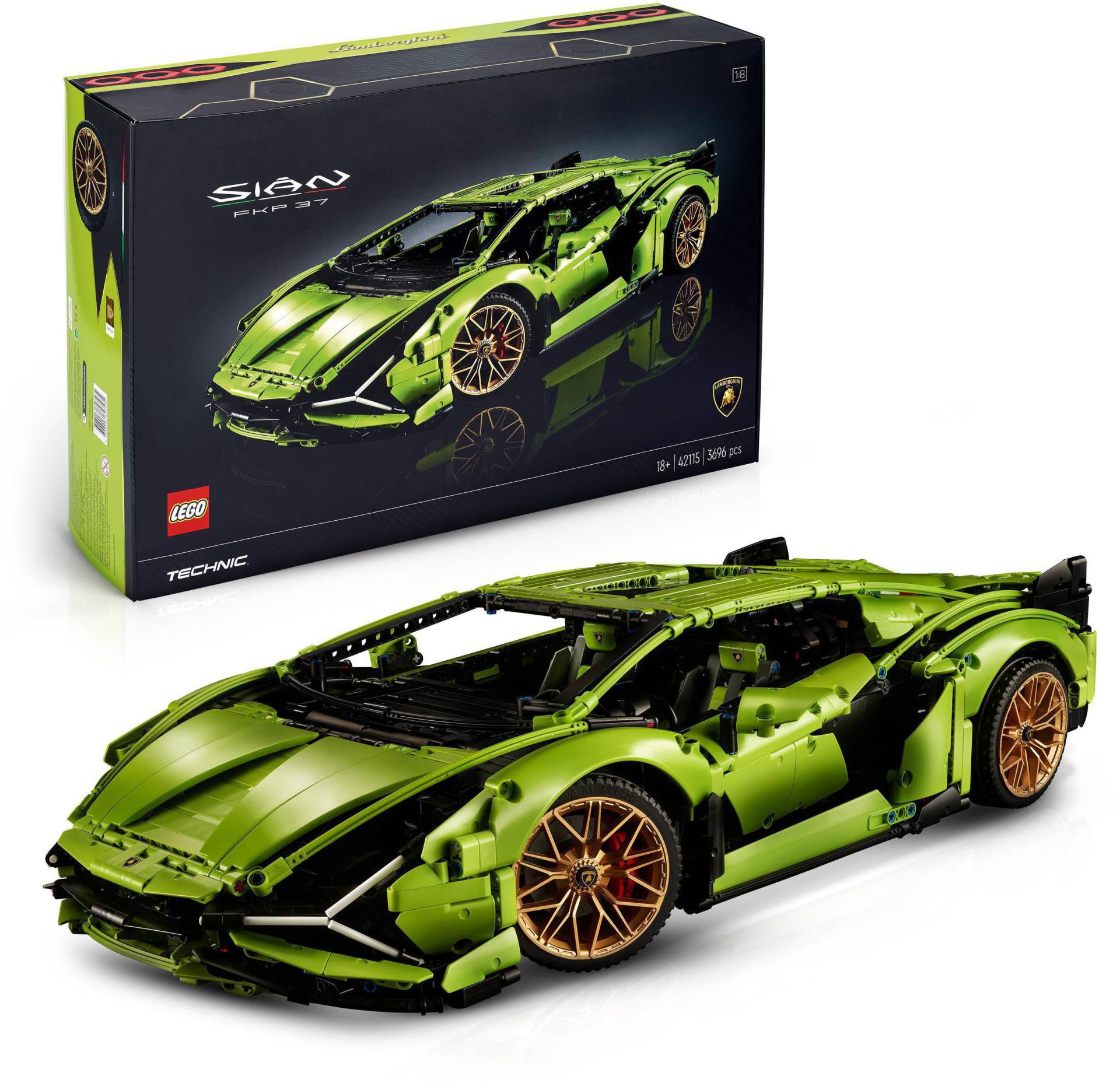 LEGO® Konstruktionsspielsteine »Lamborghini Sián FKP 37 (42115), LEGO® Technic«, (3696 St.) von lego®