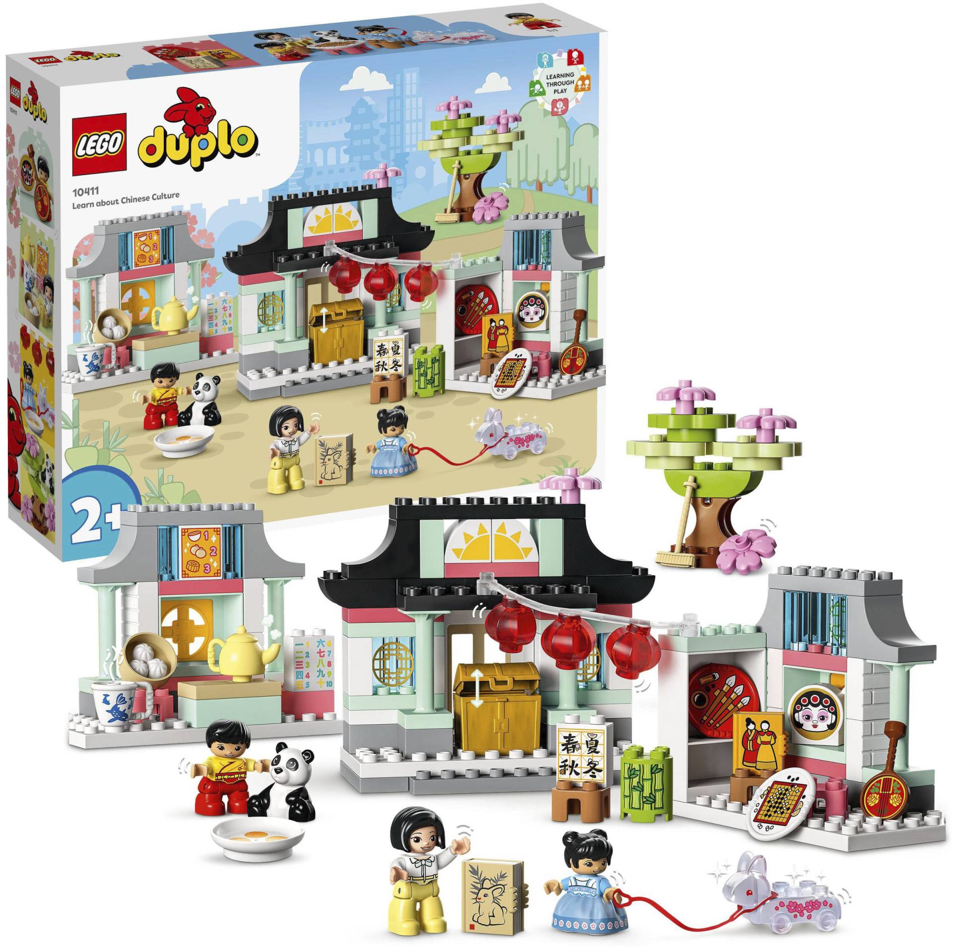 LEGO® Konstruktionsspielsteine »Lerne etwas über die chinesische Kultur (10411), LEGO® DUPLO Town«, (124 St.), Made in Europe von lego®