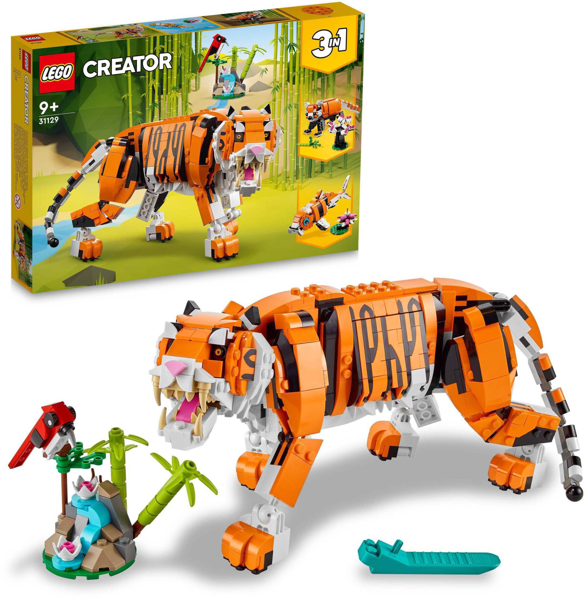 LEGO® Konstruktionsspielsteine »Majestätischer Tiger (31129), LEGO® Creator 3in1«, (755 St.) von lego®
