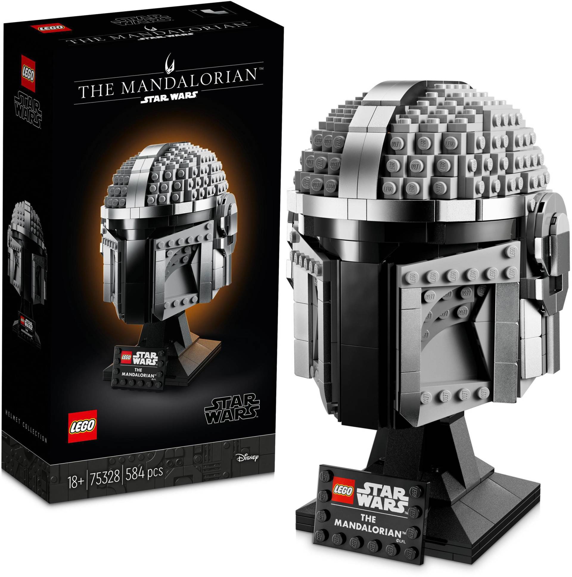 LEGO® Konstruktionsspielsteine »Mandalorianer Helm (75328), LEGO® Star Wars™«, (584 St.), Made in Europe von lego®