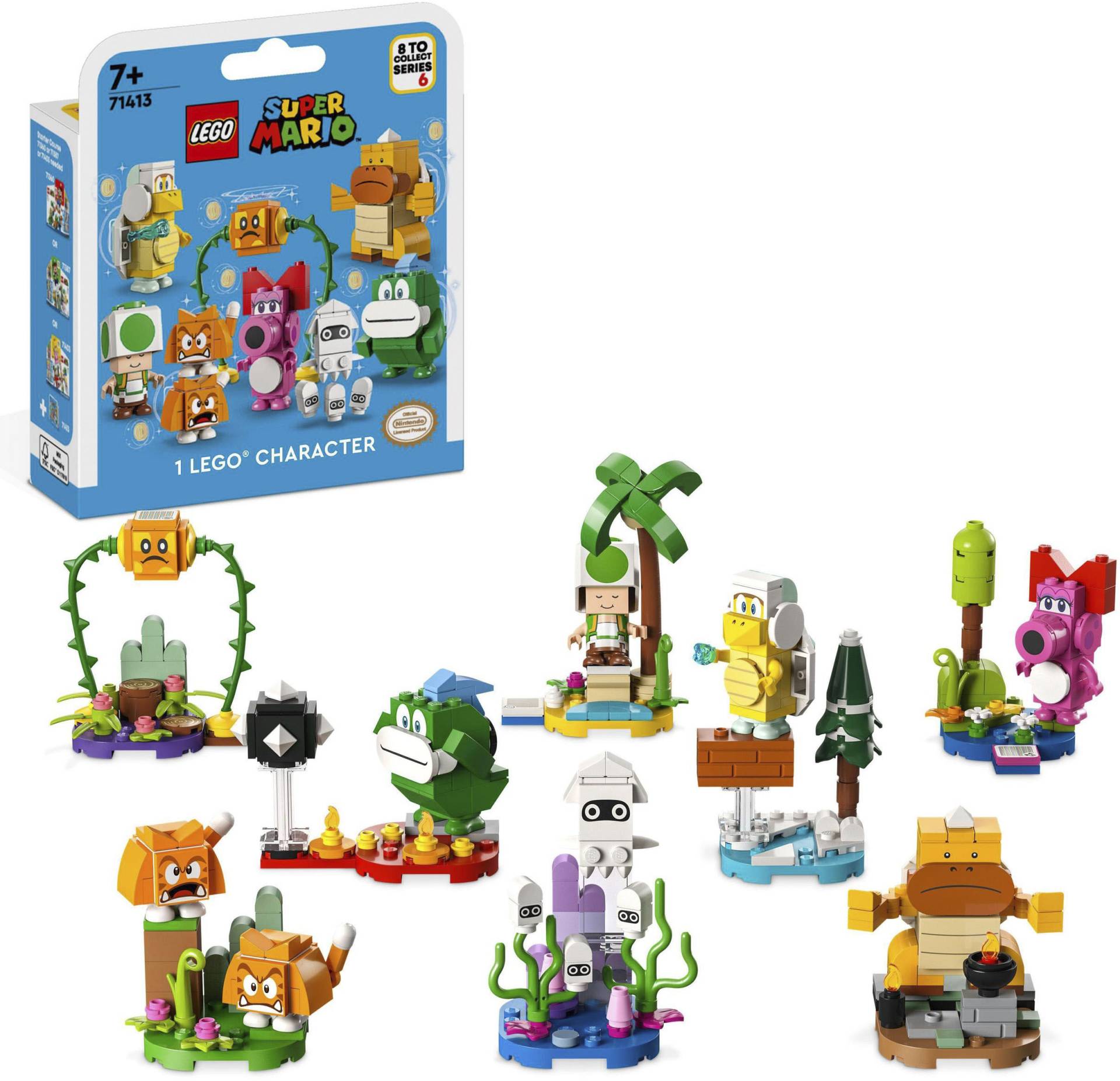 LEGO® Konstruktionsspielsteine »Mario-Charaktere-Serie 6 (71413), LEGO® Super Mario«, (52 St.) von lego®