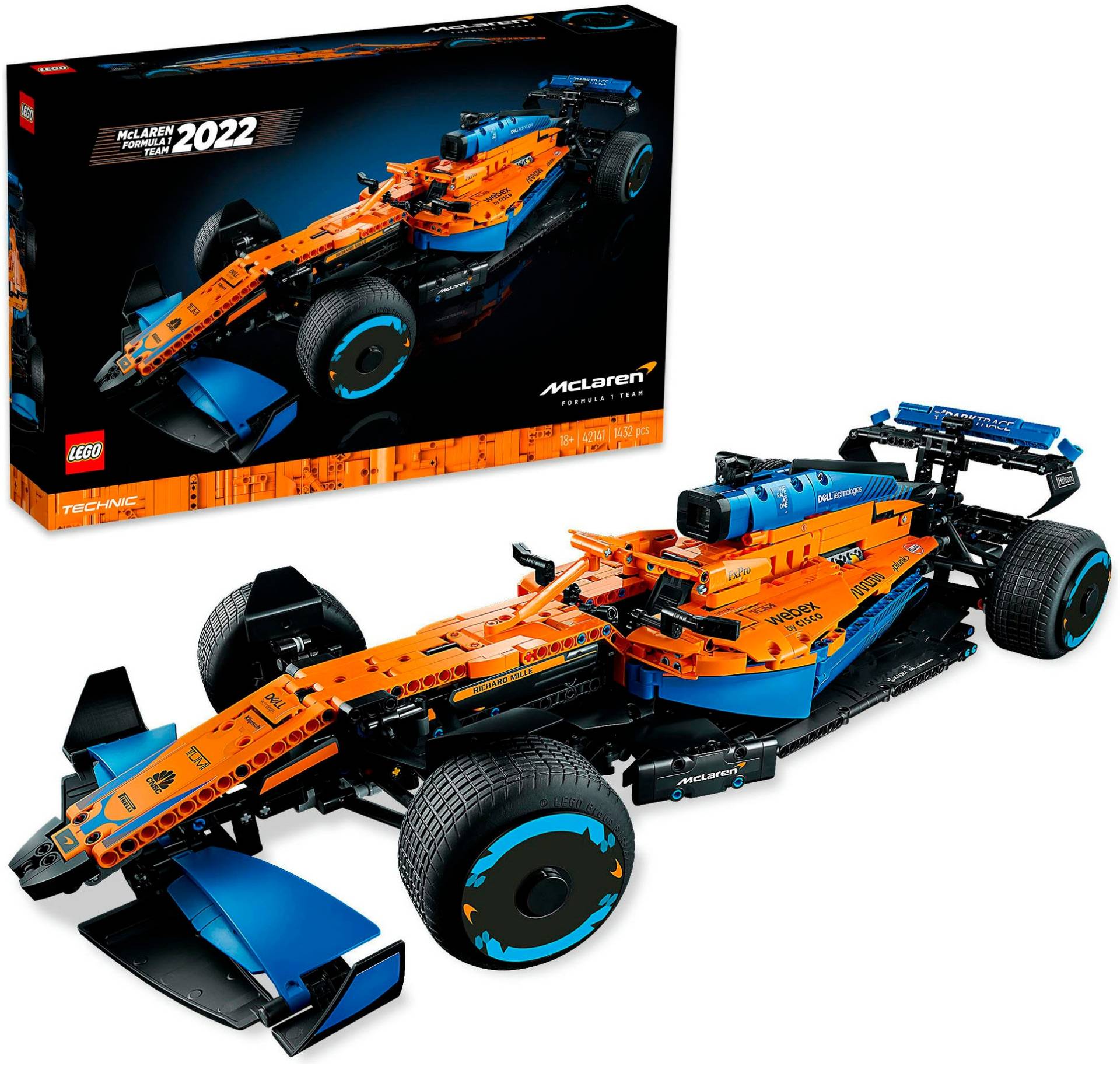 LEGO® Konstruktionsspielsteine »McLaren Formel 1™ Rennwagen (42141), LEGO® Technic«, (1432 St.) von lego®