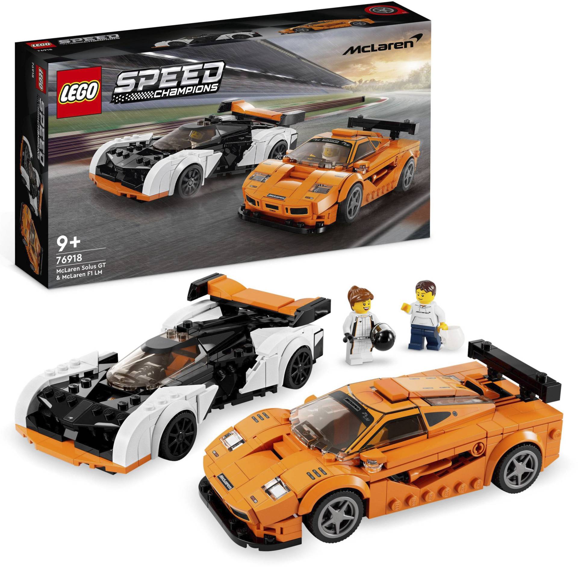 LEGO® Konstruktionsspielsteine »McLaren Solus GT & McLaren F1 LM (76918), LEGO® Speed Champions«, (581 St.) von lego®
