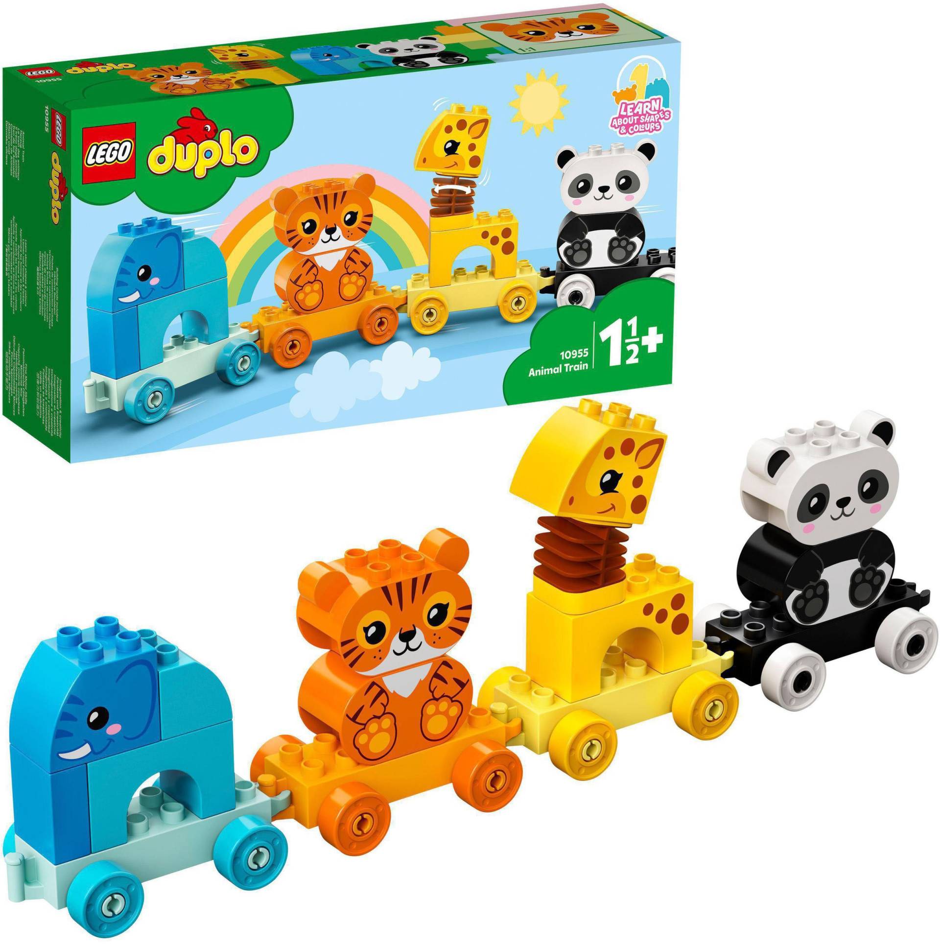 LEGO® Konstruktionsspielsteine »Mein erster Tierzug (10955), LEGO® DUPLO® Creative Play«, (15 St.) von lego®