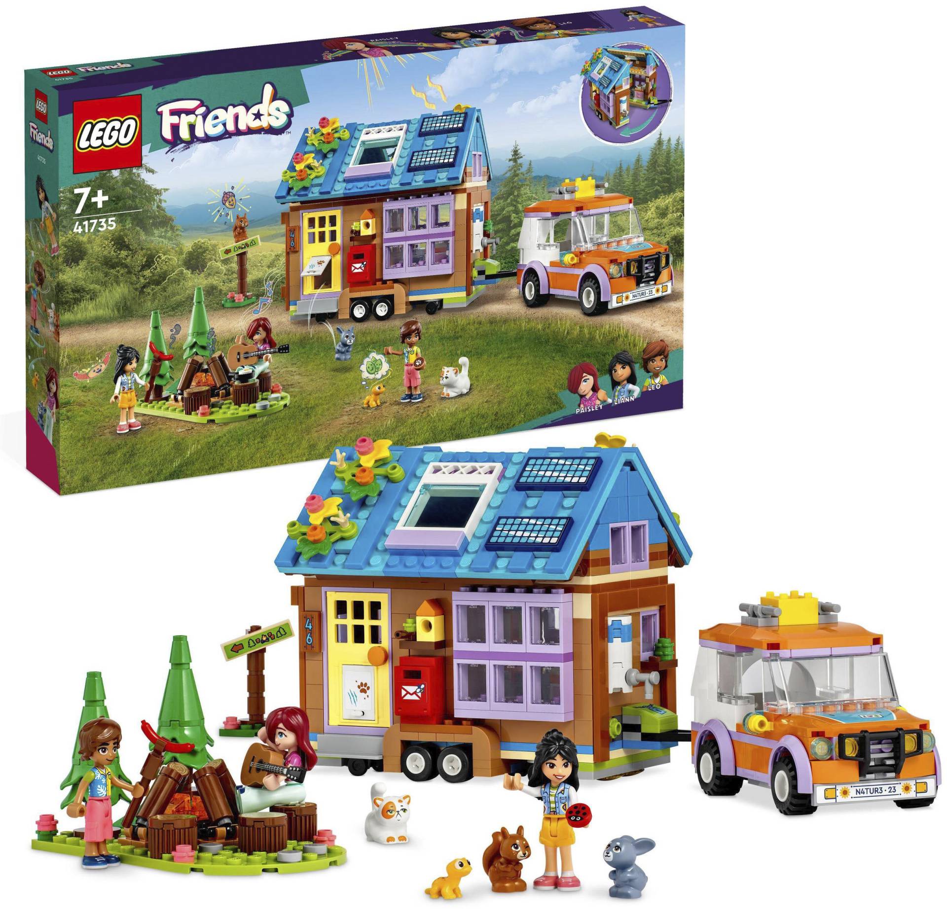 LEGO® Konstruktionsspielsteine »Mobiles Haus (41735), LEGO® Friends«, (785 St.) von lego®