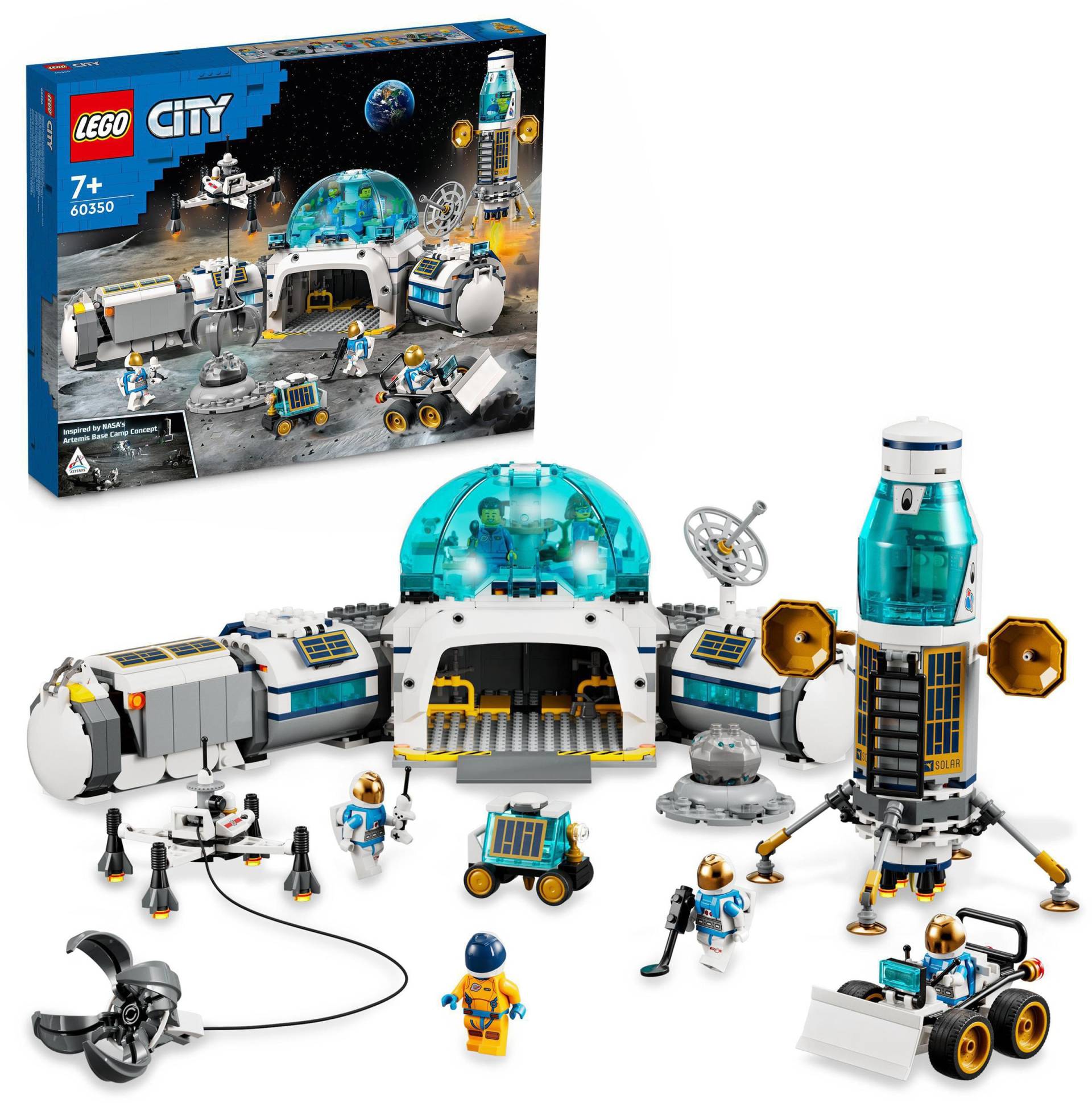 LEGO® Konstruktionsspielsteine »Mond-Forschungsbasis (60350), LEGO® City«, (786 St.) von lego®