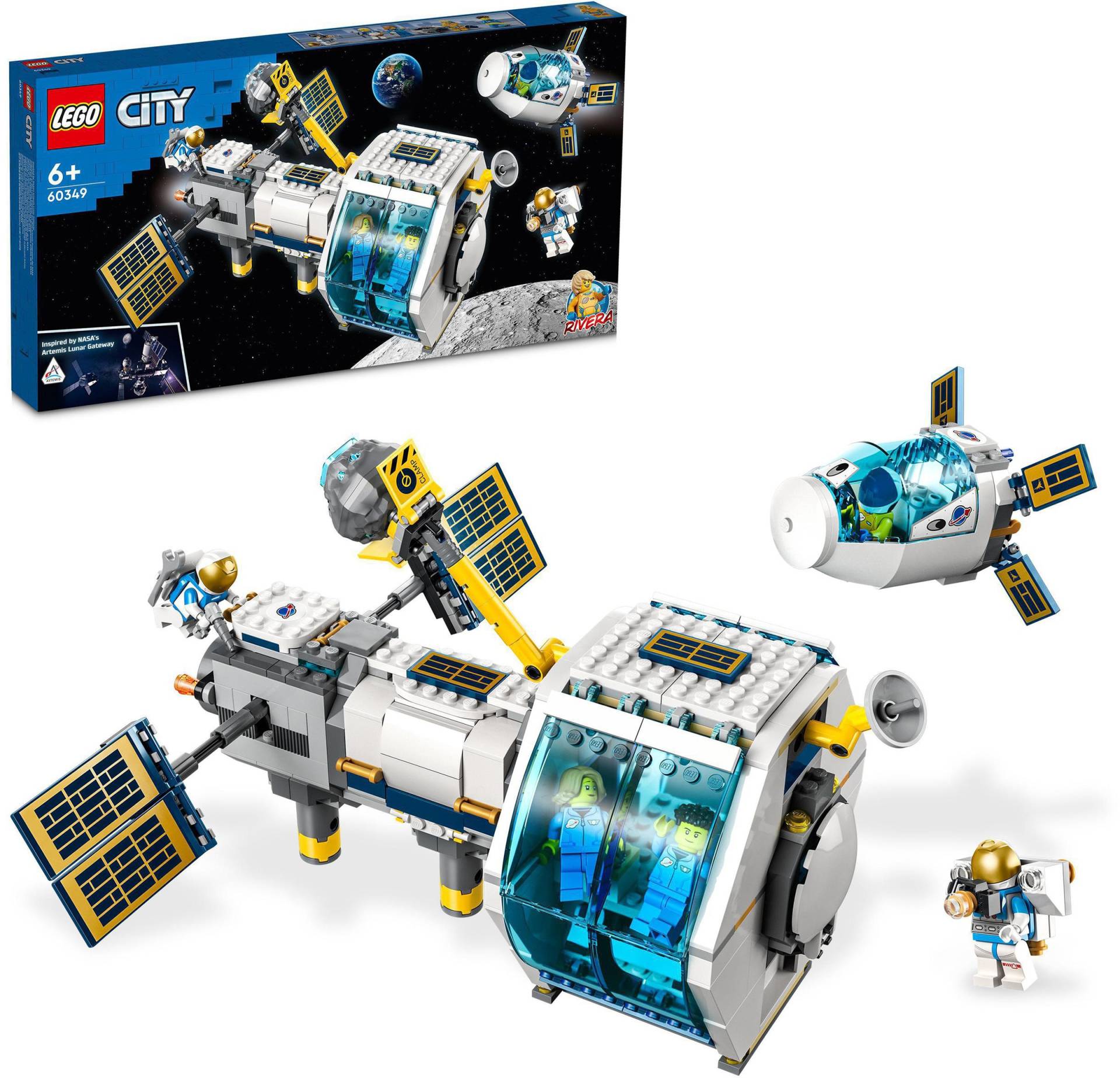 LEGO® Konstruktionsspielsteine »Mond-Raumstation (60349), LEGO® City«, (500 St.) von lego®