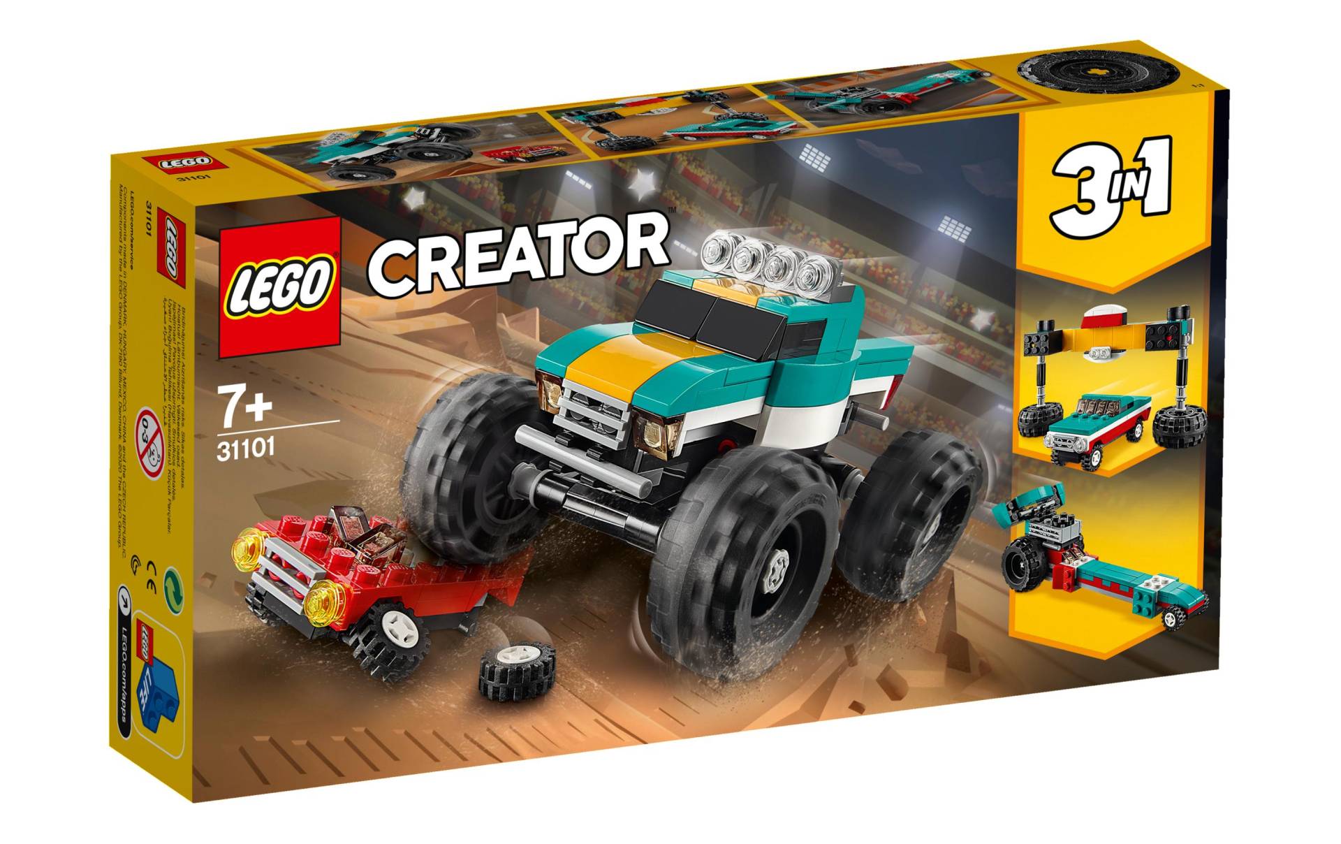 LEGO® Konstruktionsspielsteine »Monster-Truck 31101« von lego®