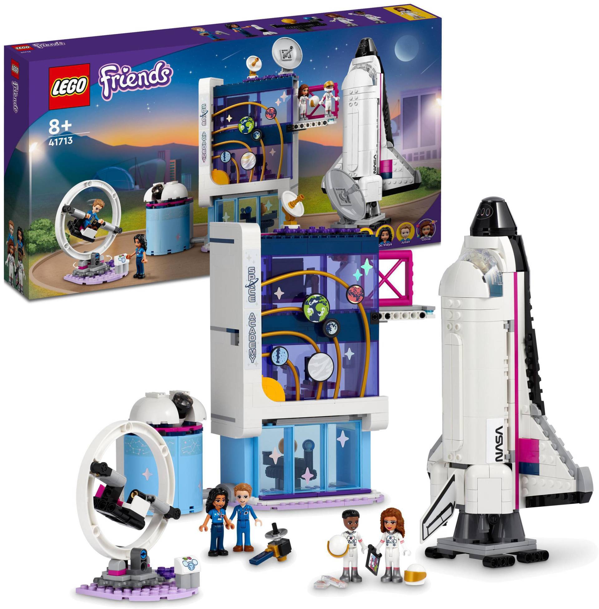 LEGO® Konstruktionsspielsteine »Olivias Raumfahrt-Akademie (41713), LEGO® Friends«, (757 St.) von lego®