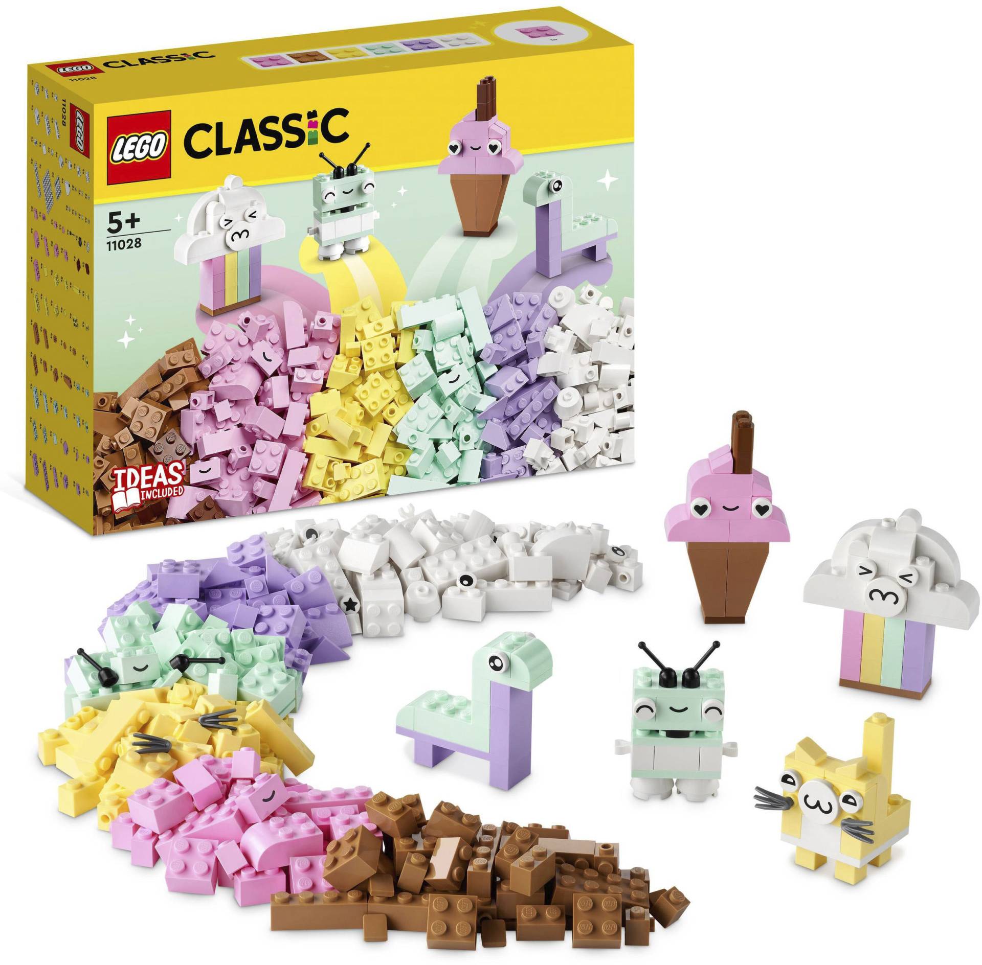 LEGO® Konstruktionsspielsteine »Pastell Kreativ-Bauset (11028), LEGO® Classic«, (333 St.) von lego®