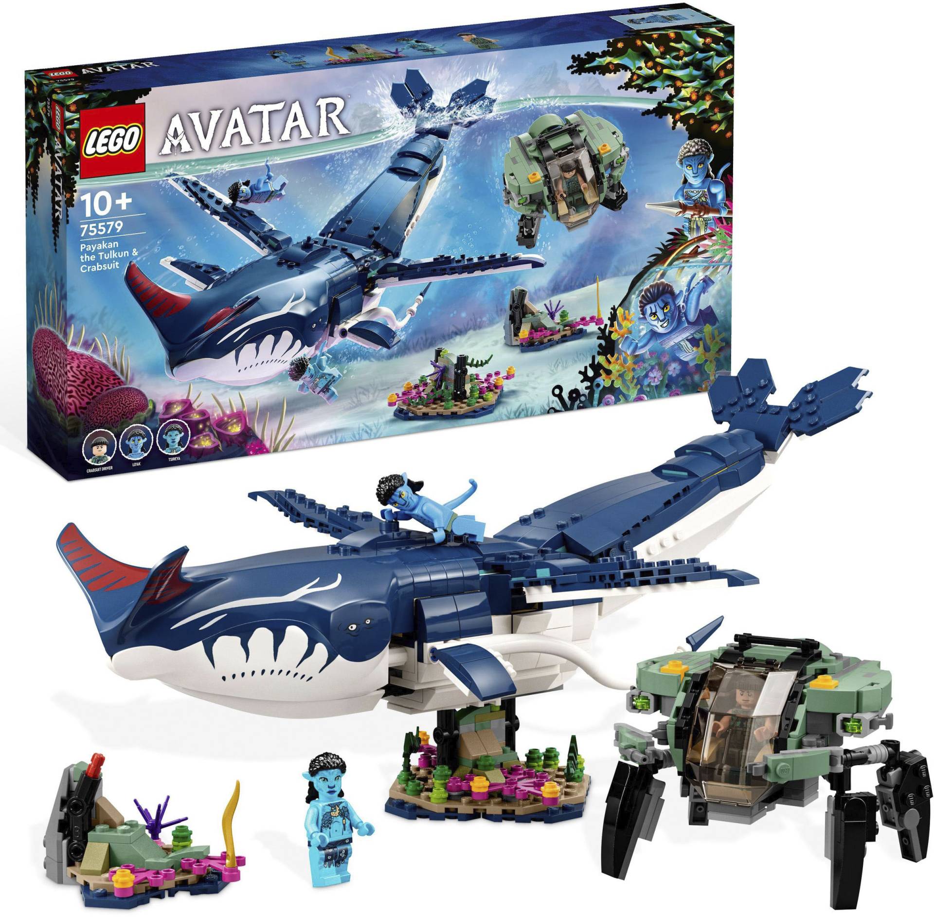 LEGO® Konstruktionsspielsteine »Payakan der Tulkun und Krabbenanzug (75579), LEGO® Avatar«, (761 St.) von lego®