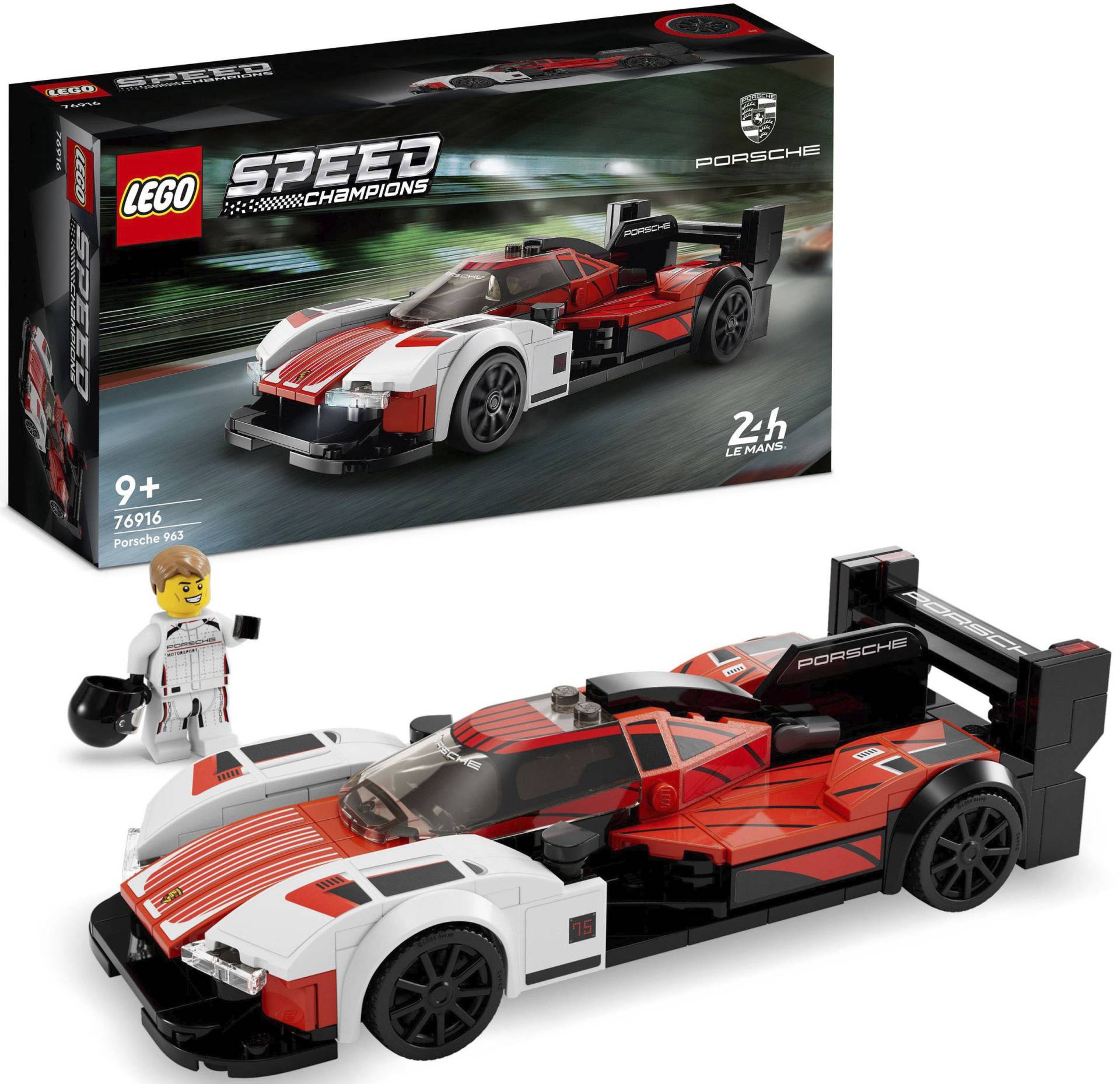 LEGO® Konstruktionsspielsteine »Porsche 963 (76916), LEGO® Speed Champions«, (280 St.) von lego®