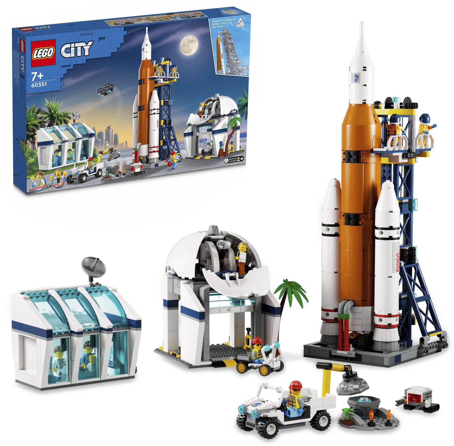 LEGO® Konstruktionsspielsteine »Raumfahrtzentrum (60351), LEGO® City«, (1010 St.) von lego®