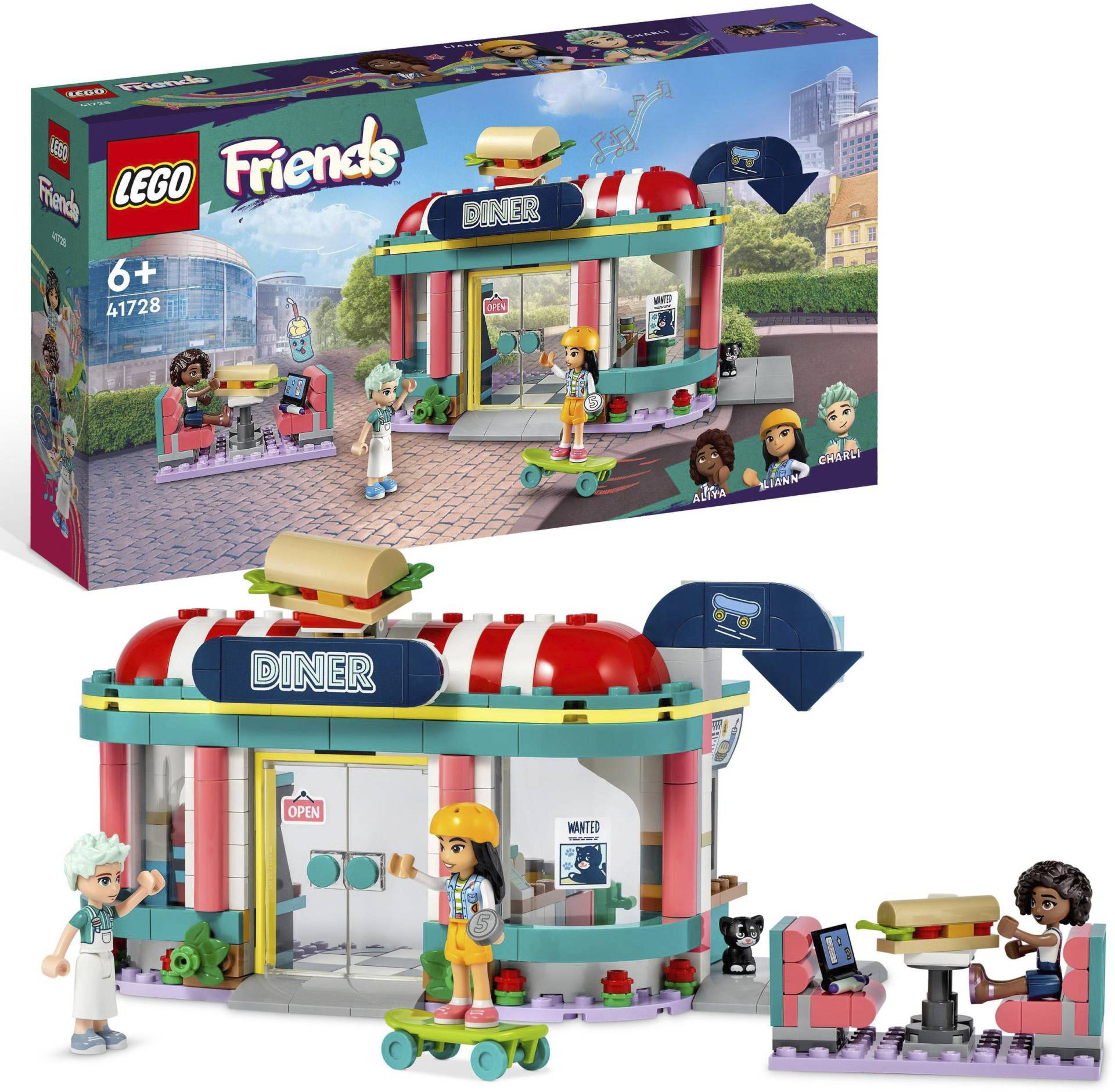 LEGO® Konstruktionsspielsteine »Restaurant (41728), LEGO® Friends«, (346 St.) von lego®