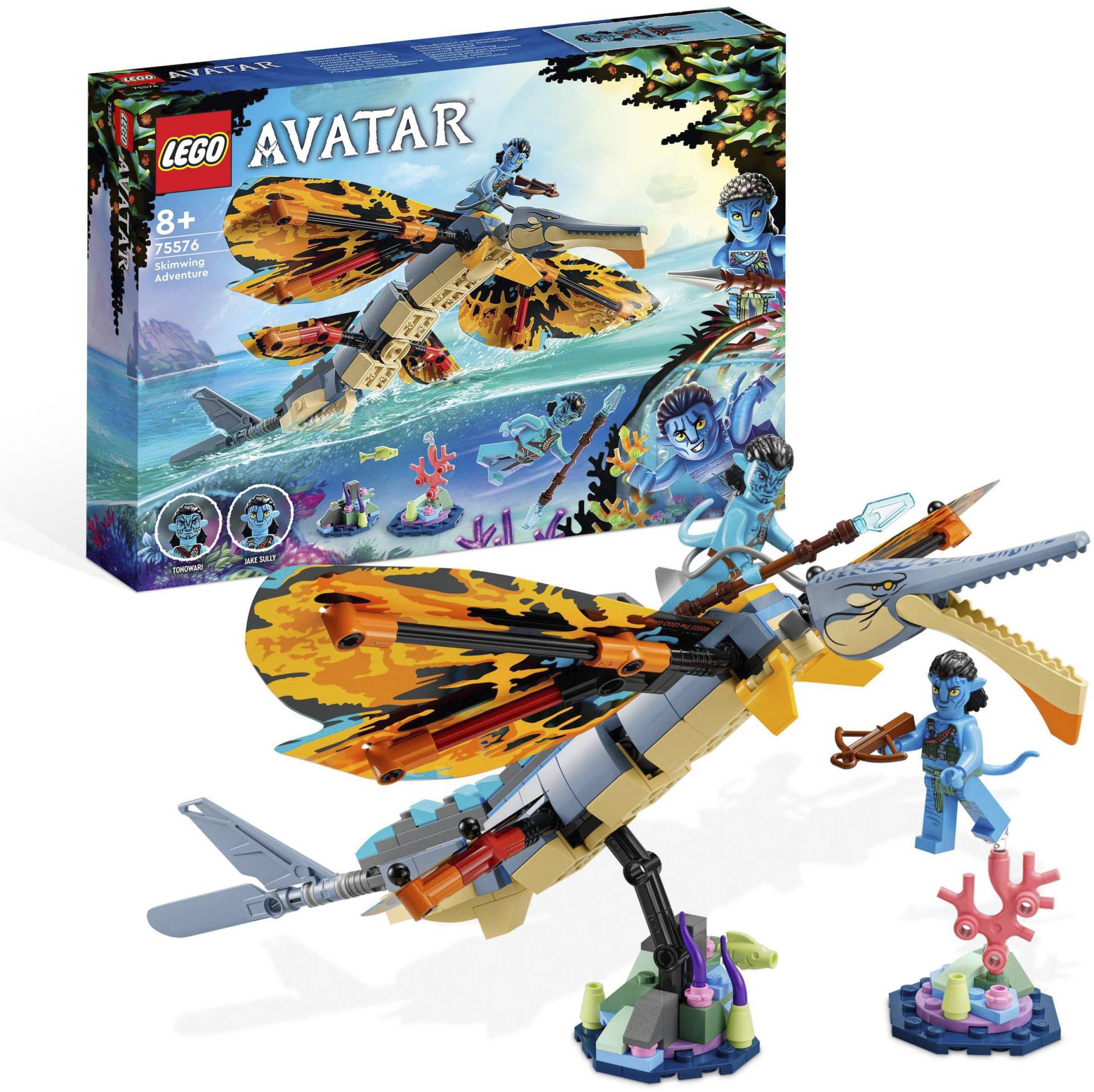 LEGO® Konstruktionsspielsteine »Skimwing Abenteuer (75576), LEGO® Avatar«, (259 St.), Made in Europe von lego®