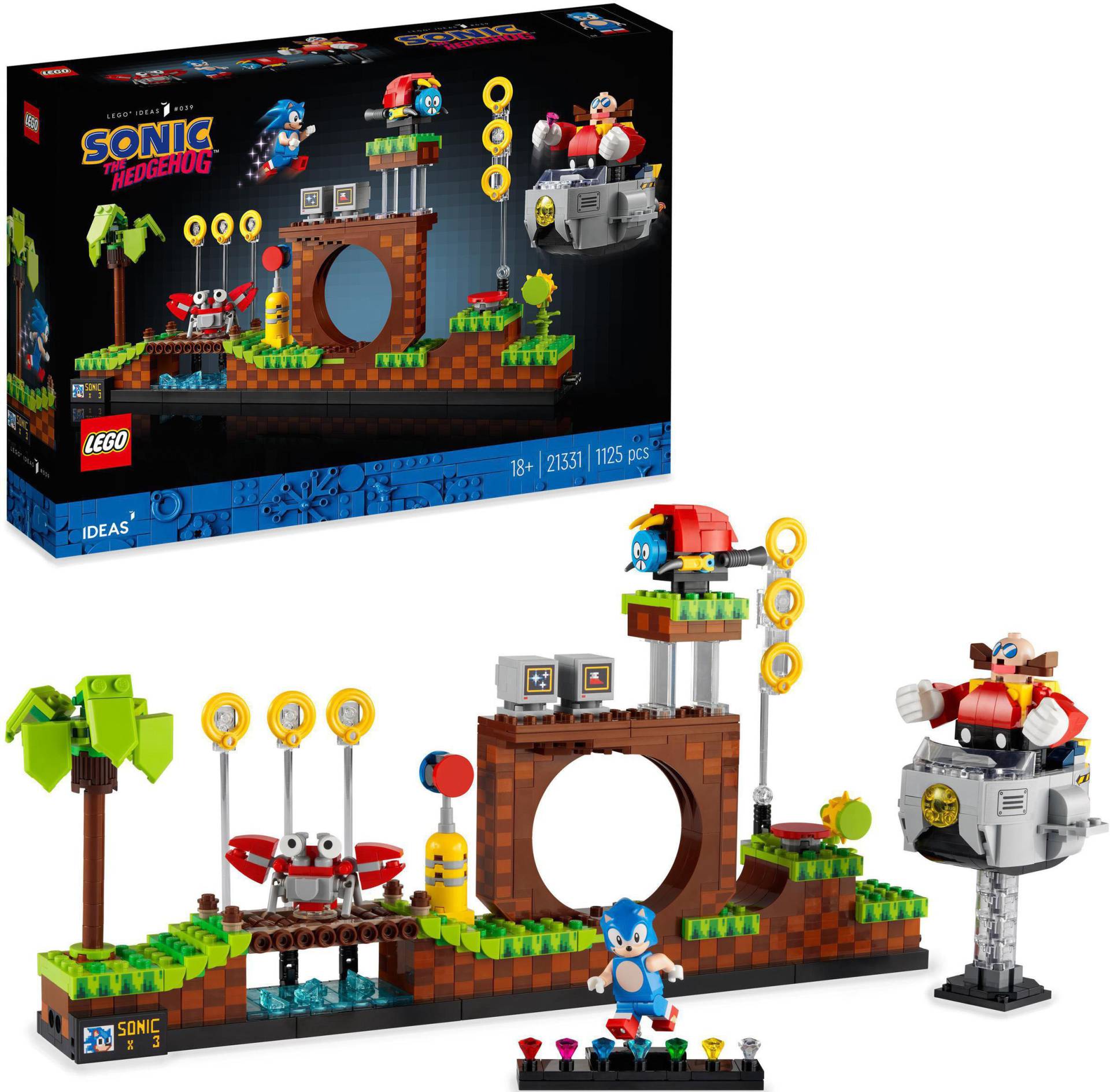 LEGO® Konstruktionsspielsteine »Sonic the Hedgehog™ – Green Hill Zone (21331), LEGO® Ideas«, (1125 St.) von lego®