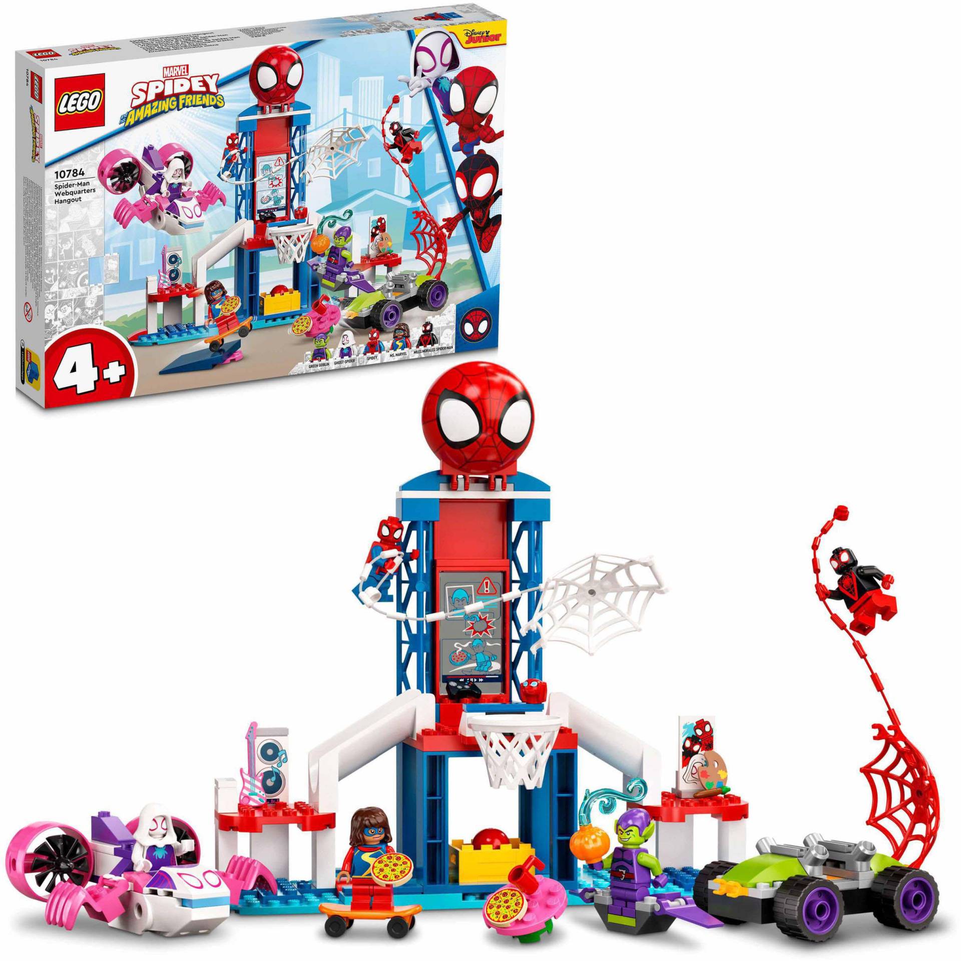 LEGO® Konstruktionsspielsteine »Spider-Mans Hauptquartier (10784), LEGO® Marvel«, (155 St.) von lego®