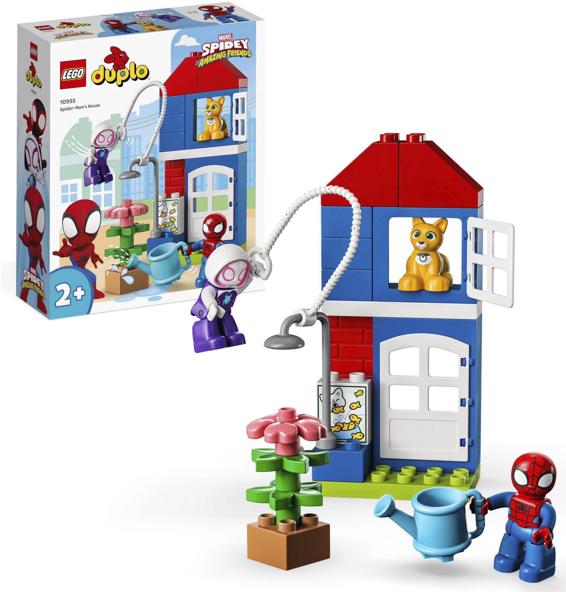 LEGO® Konstruktionsspielsteine »Spider-Mans Haus (10995), LEGO® DUPLO Marvel«, (25 St.), Made in Europe von lego®