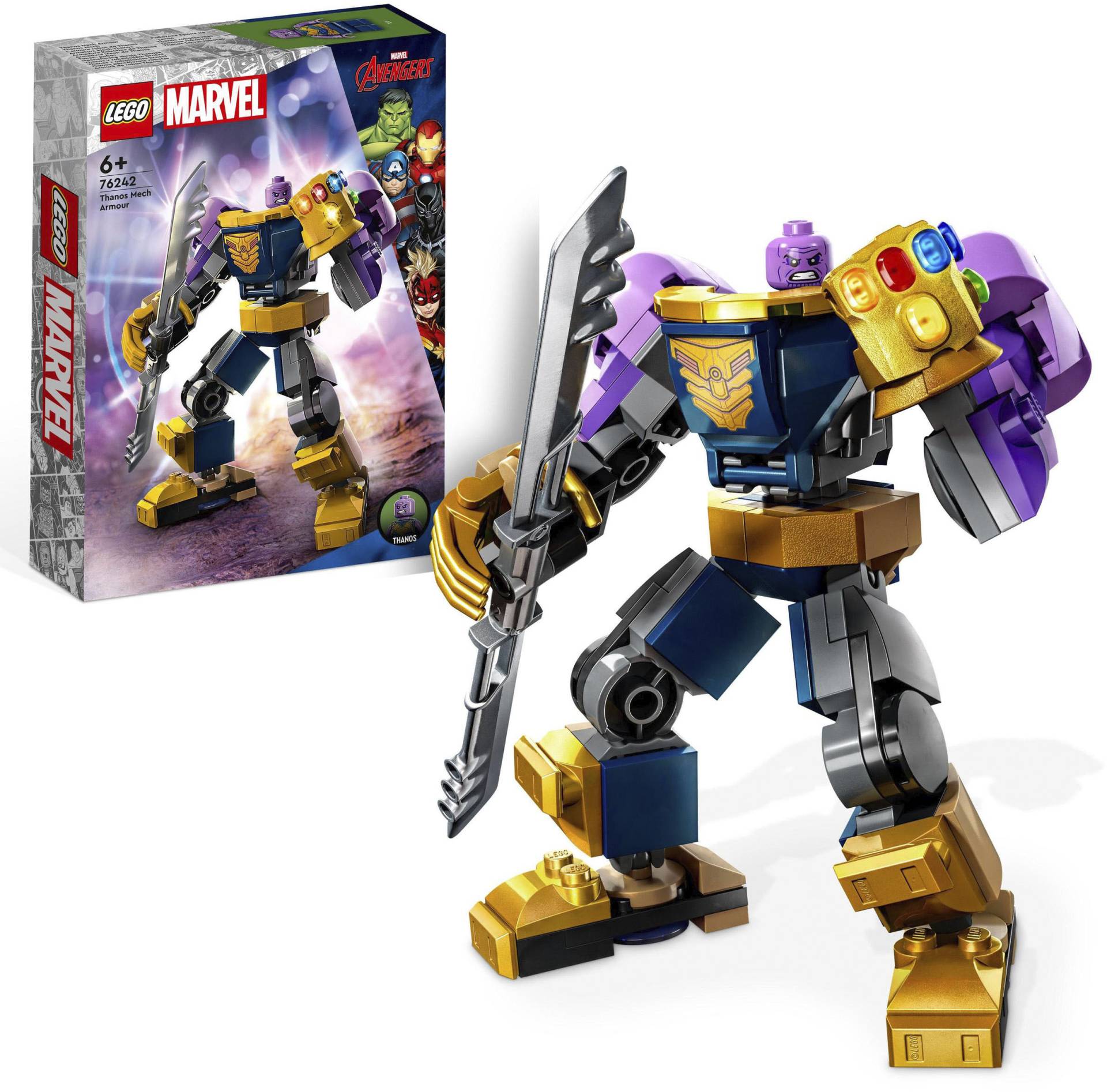 LEGO® Konstruktionsspielsteine »Thanos Mech (76242), LEGO® Marvel«, (113 St.) von lego®