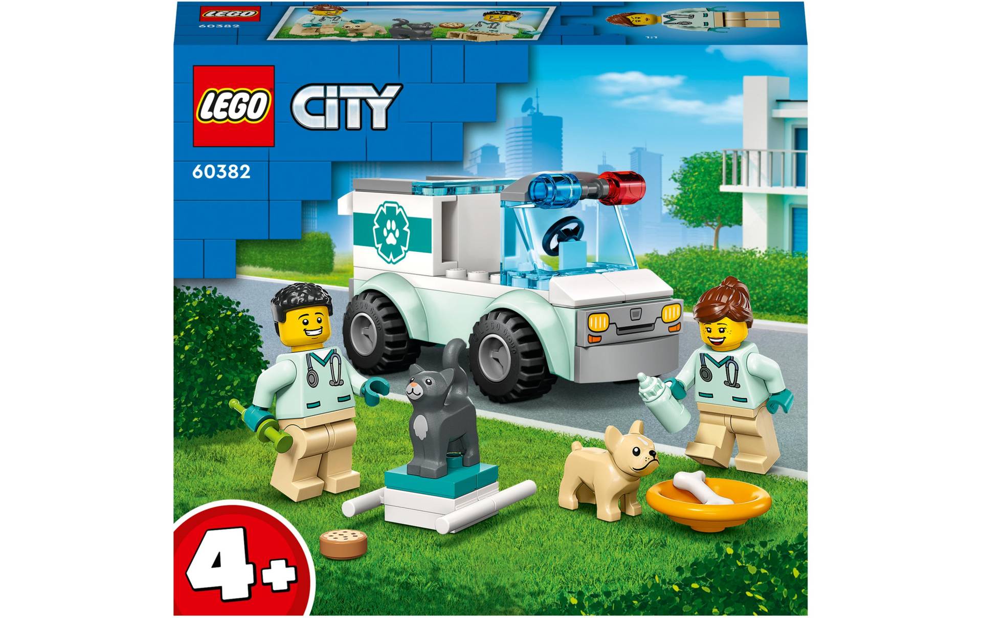 LEGO® Konstruktionsspielsteine »Tierrettungswagen«, (58 St.) von lego®