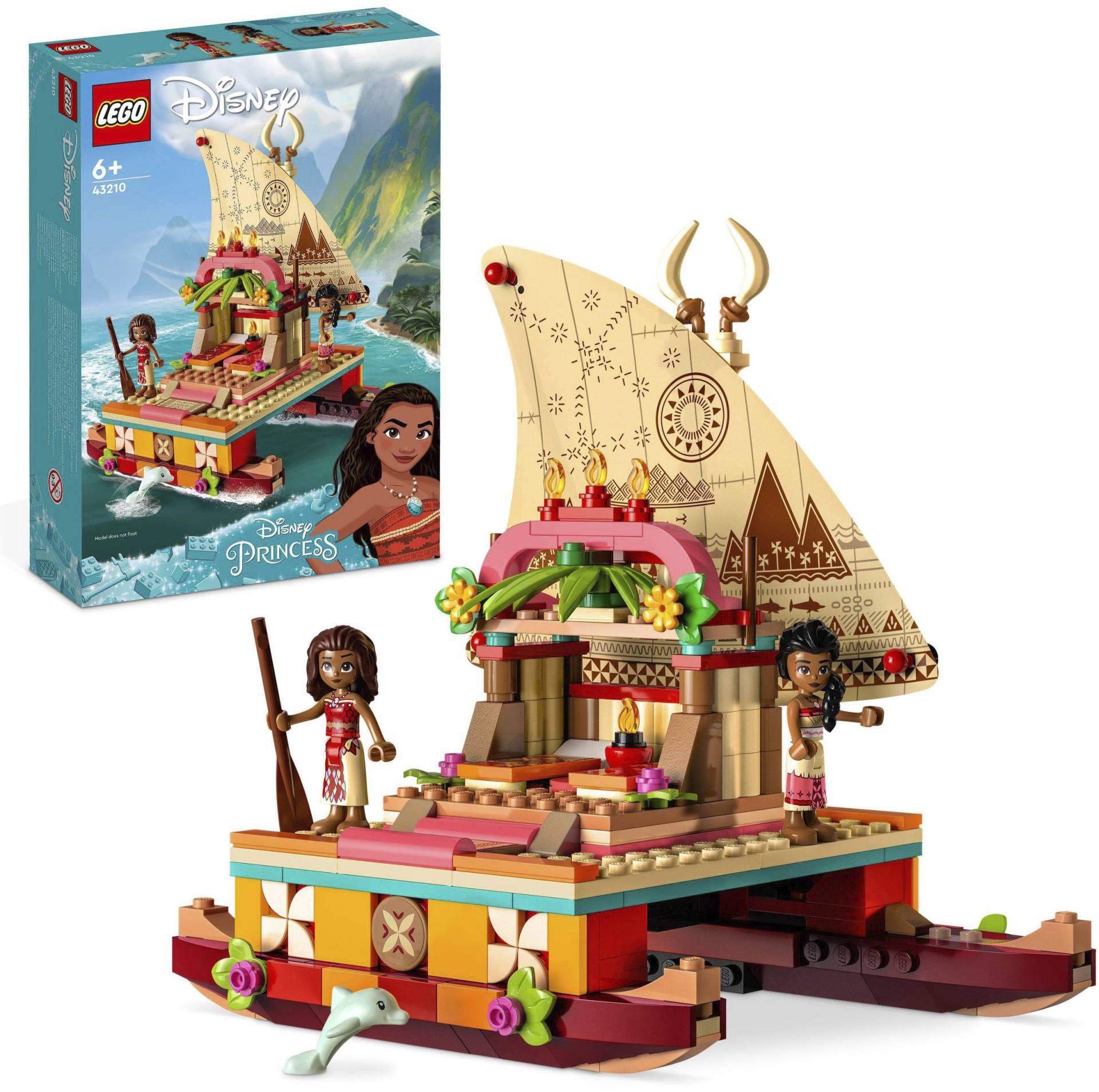 LEGO® Konstruktionsspielsteine »Vaianas Katamaran (43210), LEGO® Disney«, (321 St.) von lego®