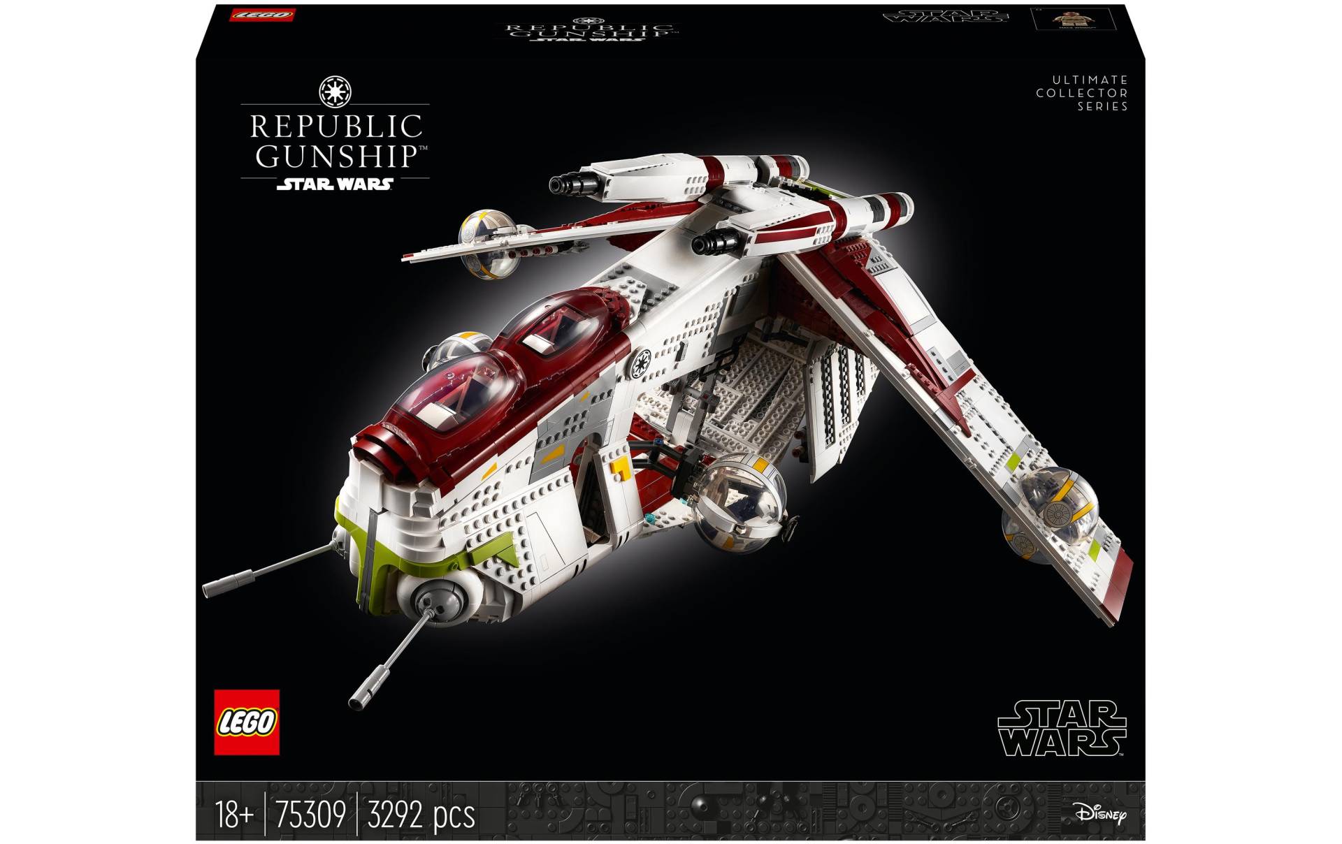 LEGO® Konstruktionsspielsteine »Wars Republic Gunship 75309« von lego®