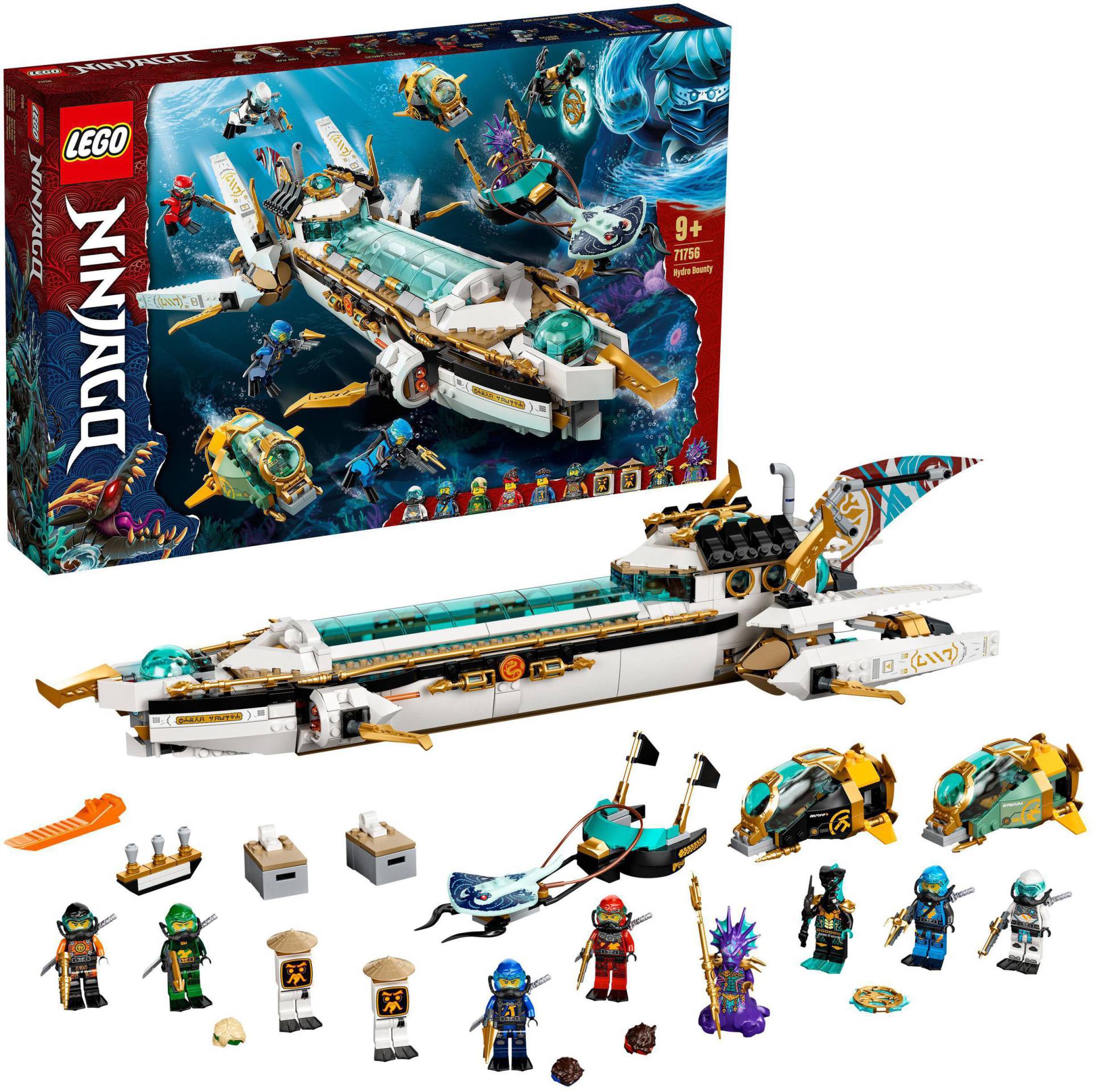 LEGO® Konstruktionsspielsteine »Wassersegler (71756), LEGO® NINJAGO®«, (1159 St.) von lego®