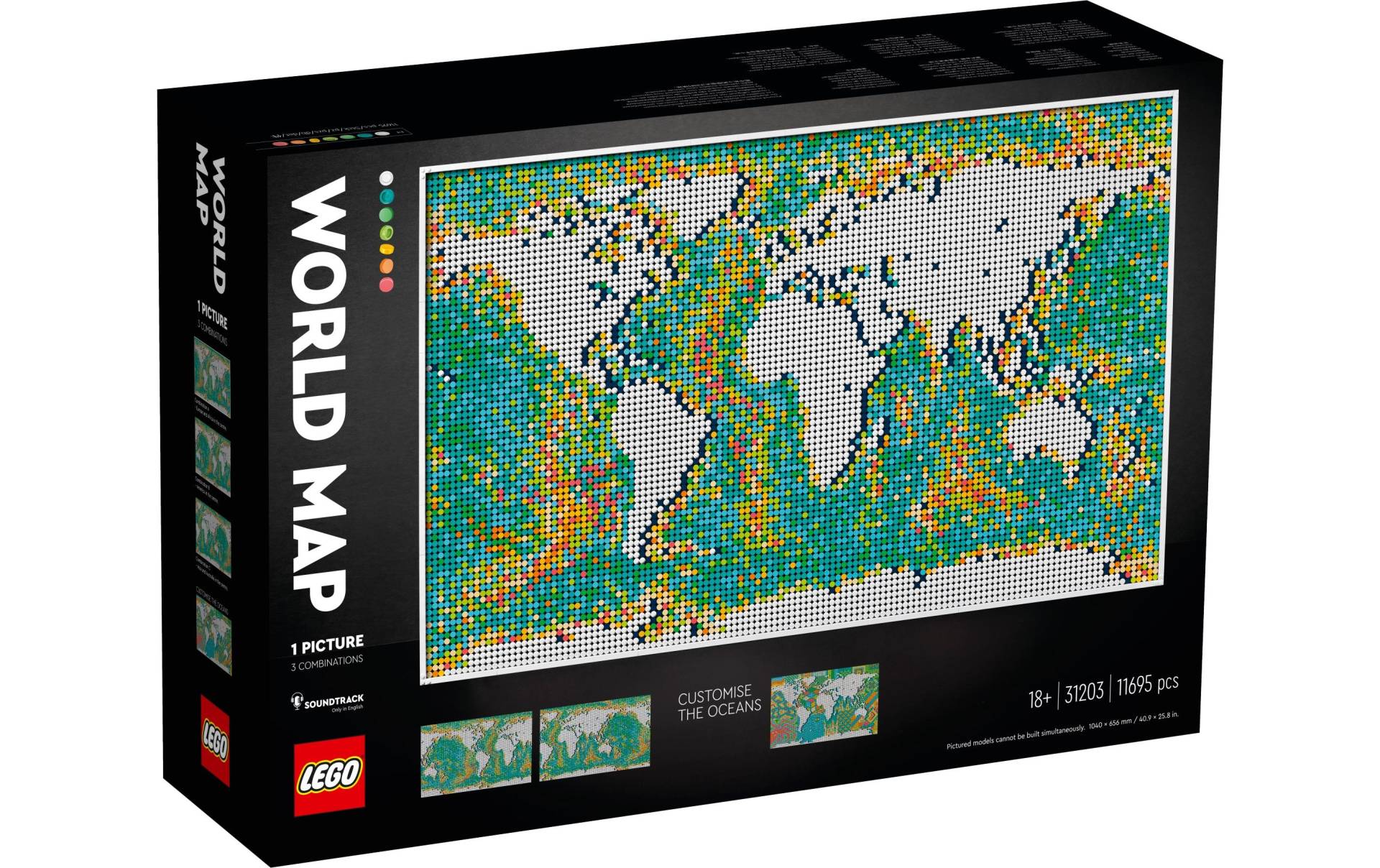 LEGO® Konstruktionsspielsteine »Weltkarte 31203«, (11695 St.) von lego®