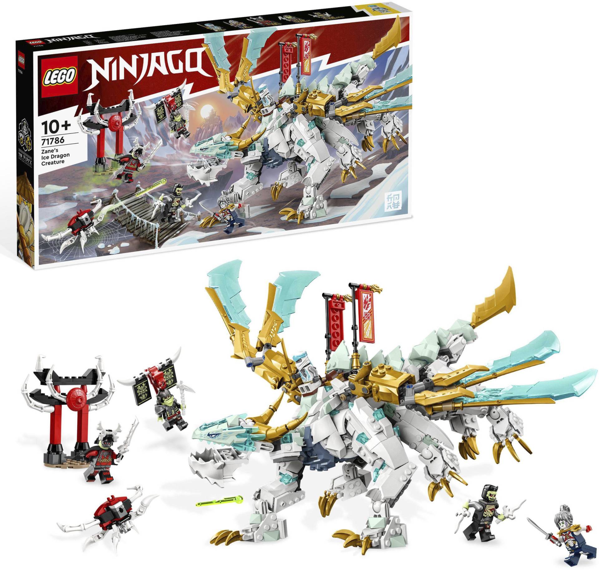 LEGO® Konstruktionsspielsteine »Zanes Eisdrache (71786), LEGO® NINJAGO«, (973 St.) von lego®