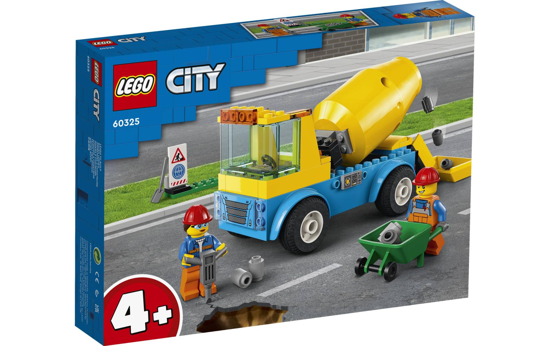 LEGO® Spielbausteine »Betonmischer 60325«, (85 St.) von lego®